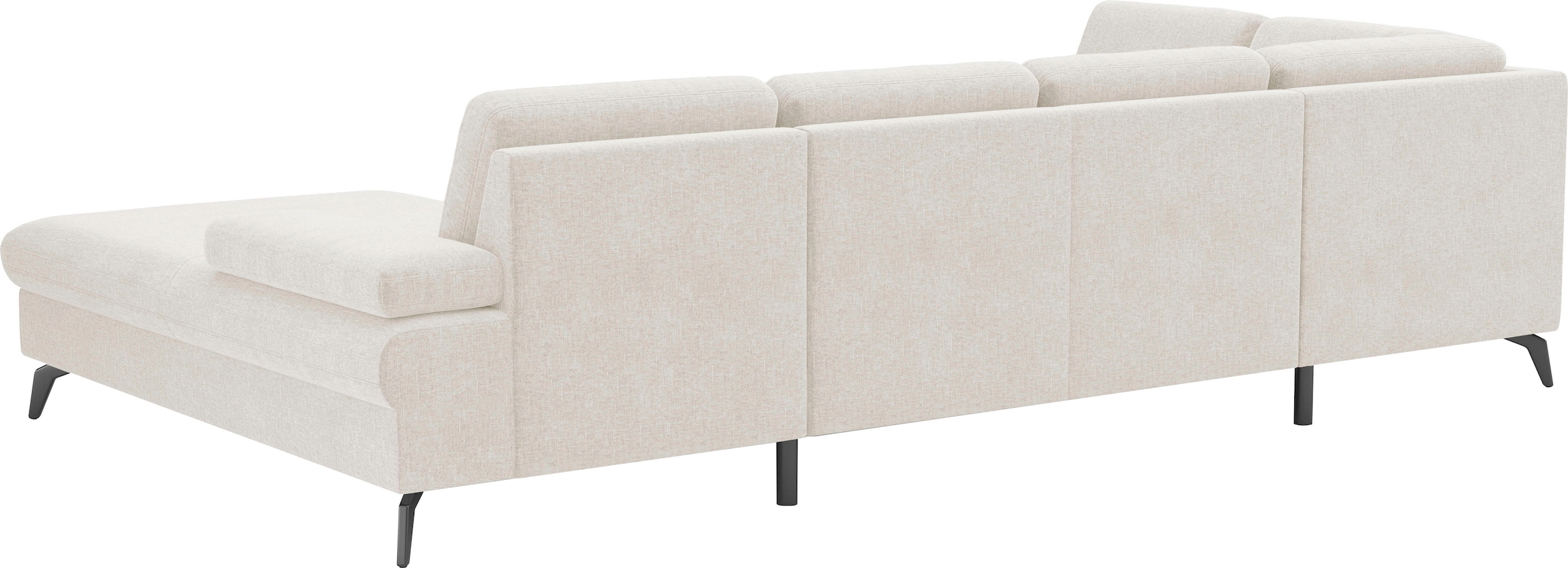 sit&more Wohnlandschaft »Morris Jubi U-Form«, inkl. Armteilfunktion und 1 Zierkissen, wahlweise mit Bettfunktion