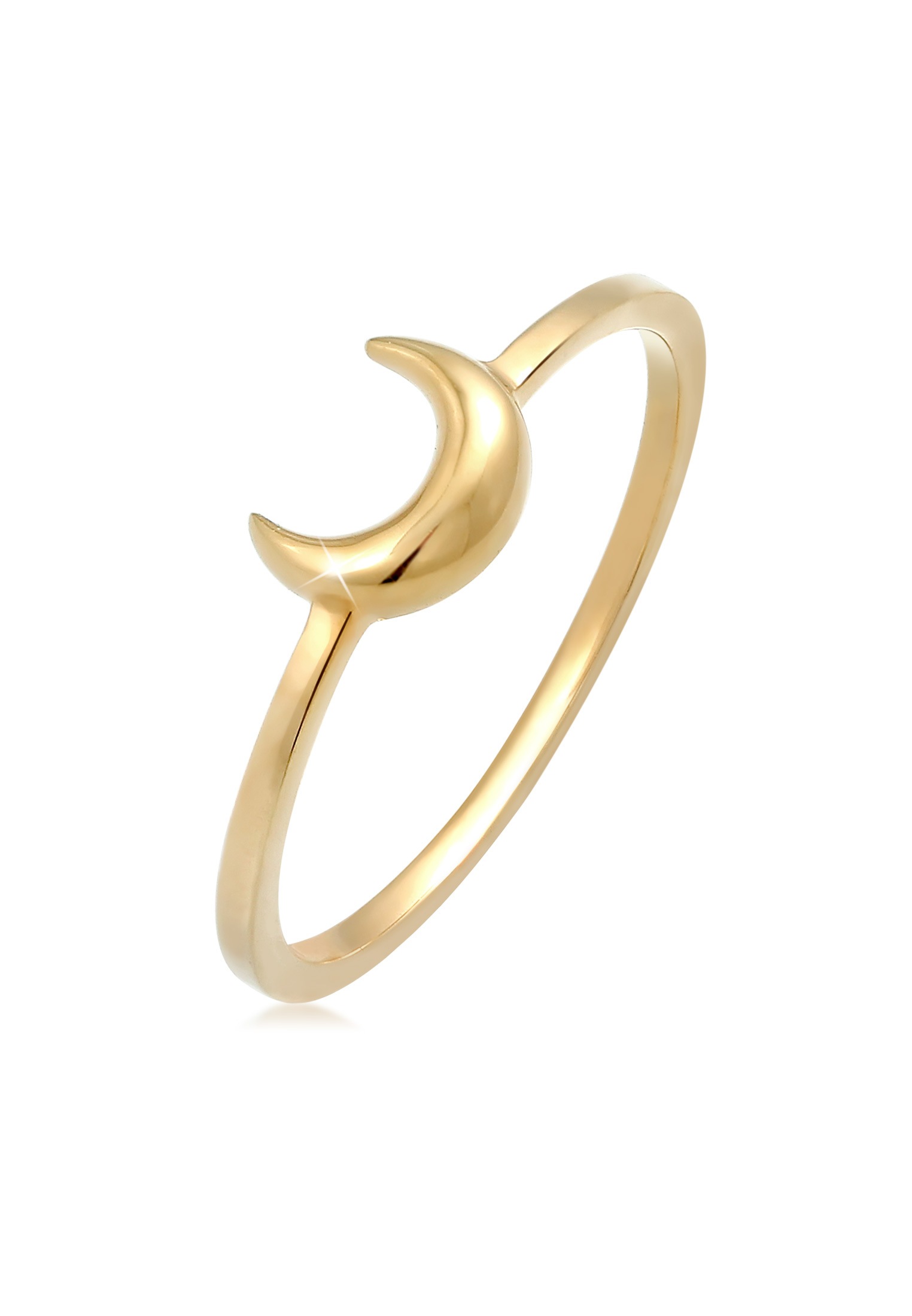 Elli Fingerring »Halbmond Mond Astro Basic 925 Silber«