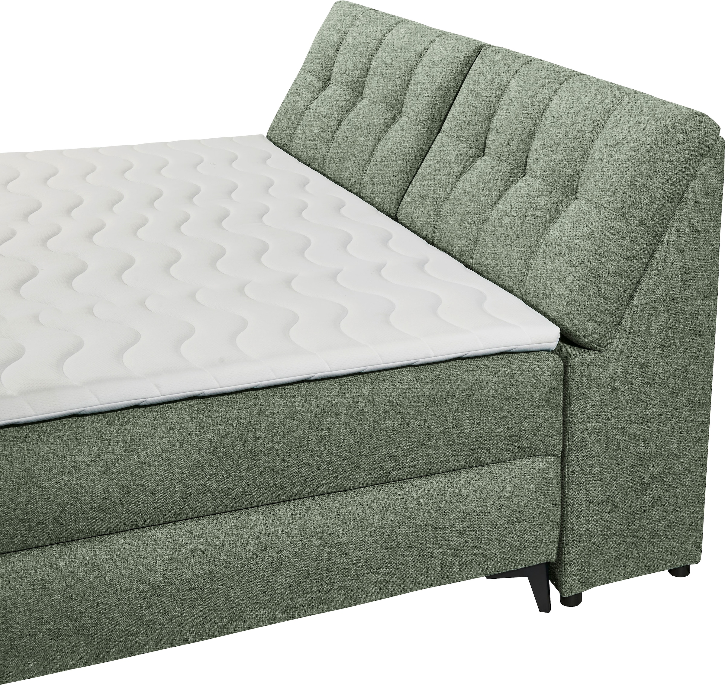 ED EXCITING DESIGN Boxbett »Atlantis«, mit Bettkasten und Stauraum im Kopfteil