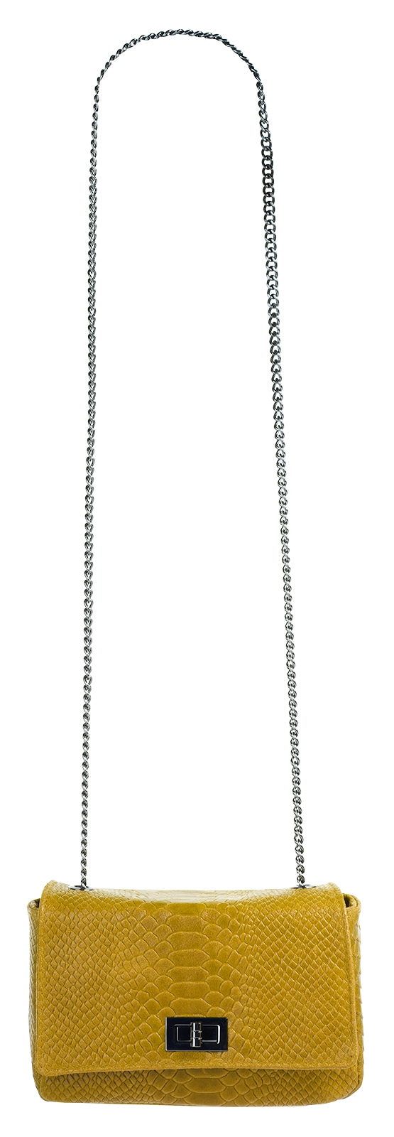 Cluty Umhängetasche, echt Leder, Made in Italy