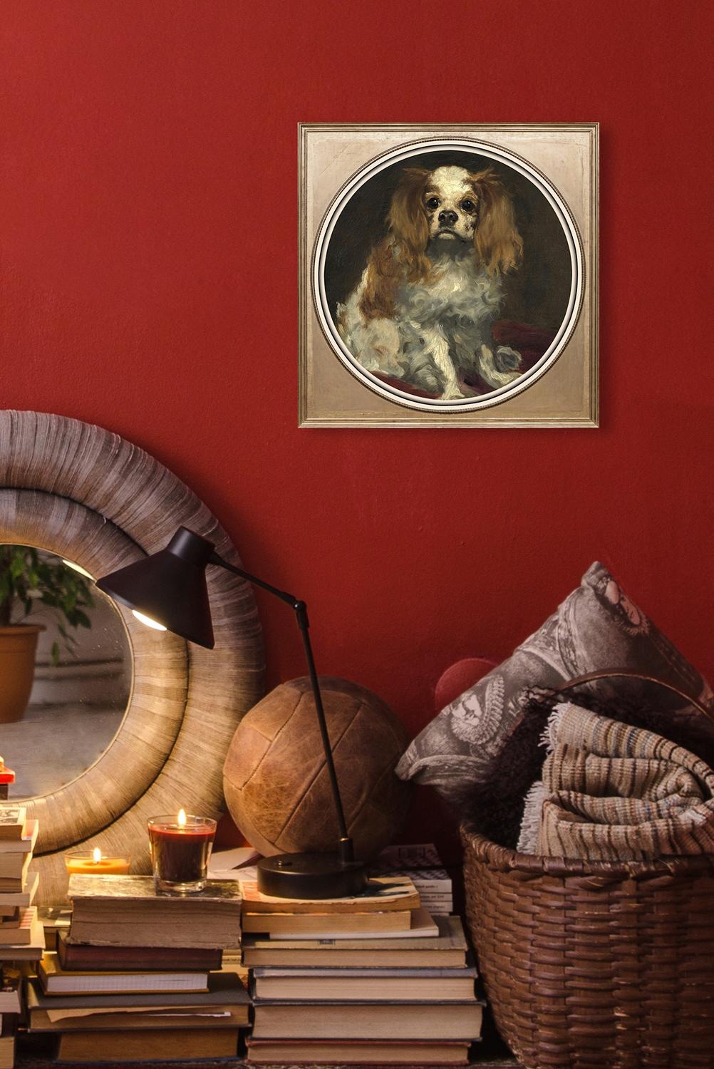 queence Acrylglasbild »Spaniel«, Kunst-Gemälde-Tiere-Hund-Hunde-Hundebilder, Fine Art-Print in Galeriequalität