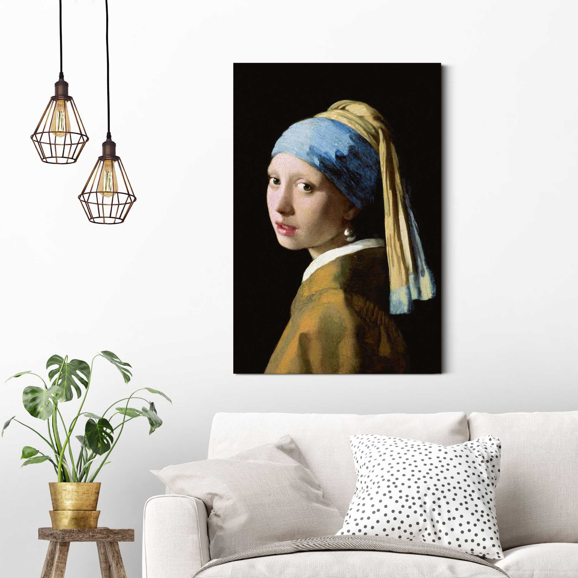 Reinders! Deco-Panel »J.Vermeer-Mädchen mit Ohrgehänge«, 60/90 cm günstig online kaufen