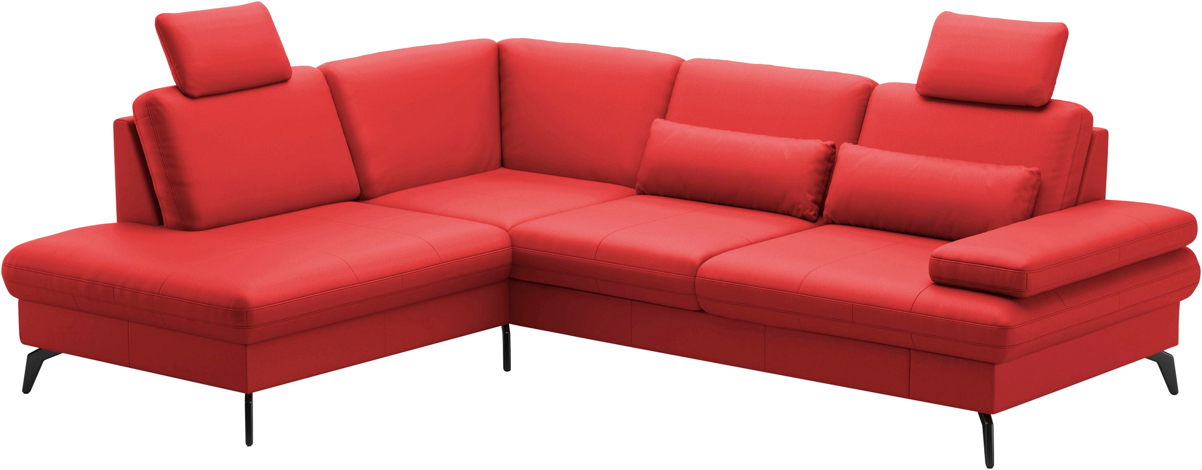sit&more Ecksofa »Morris L-Form, inkl. Sitztiefenverstellung«, wahlweise mit Armteilverstellung, Bettfunktion & Bettkasten