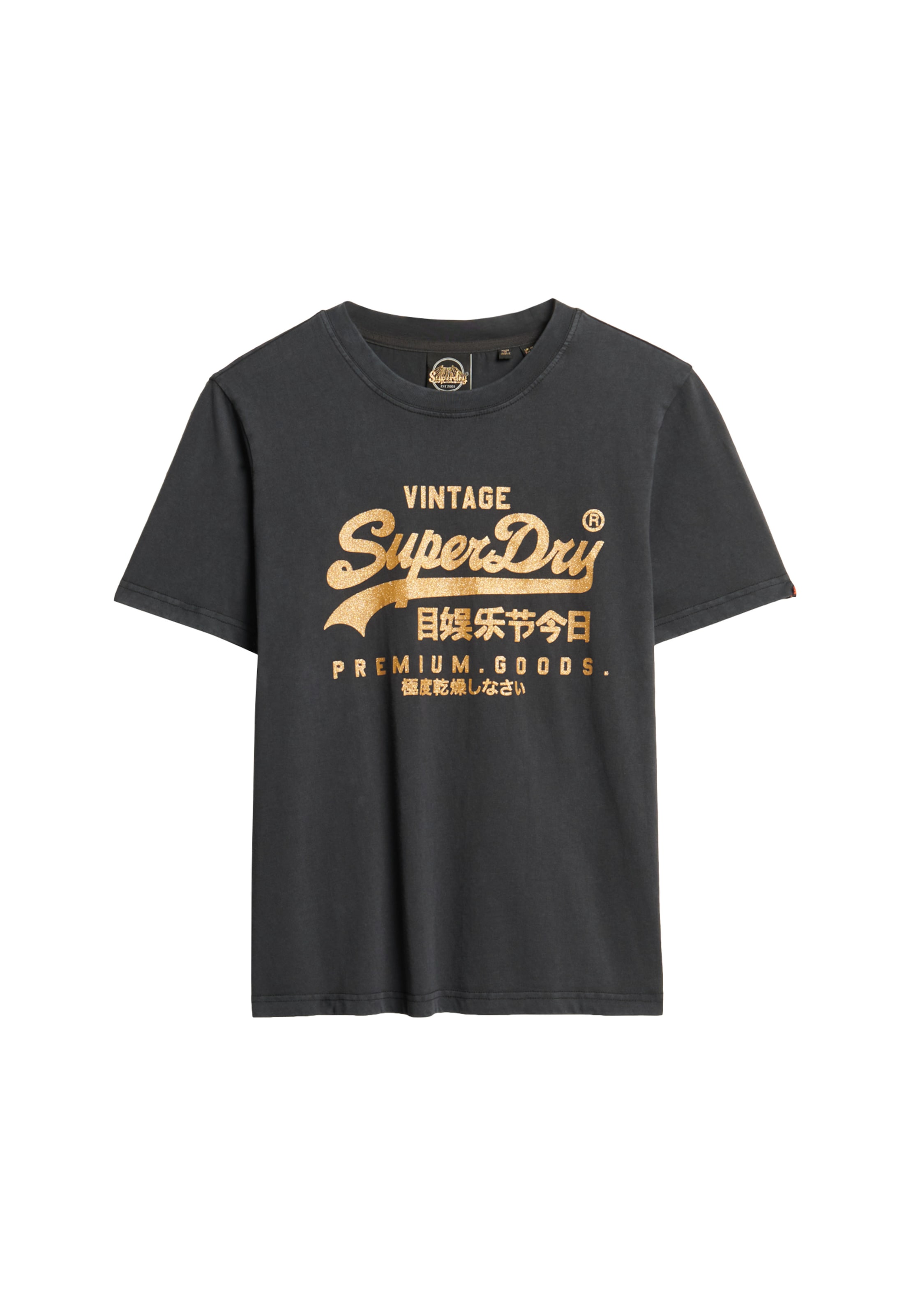 Superdry Kurzarmshirt »VL METALLIC RELAXED TEE«