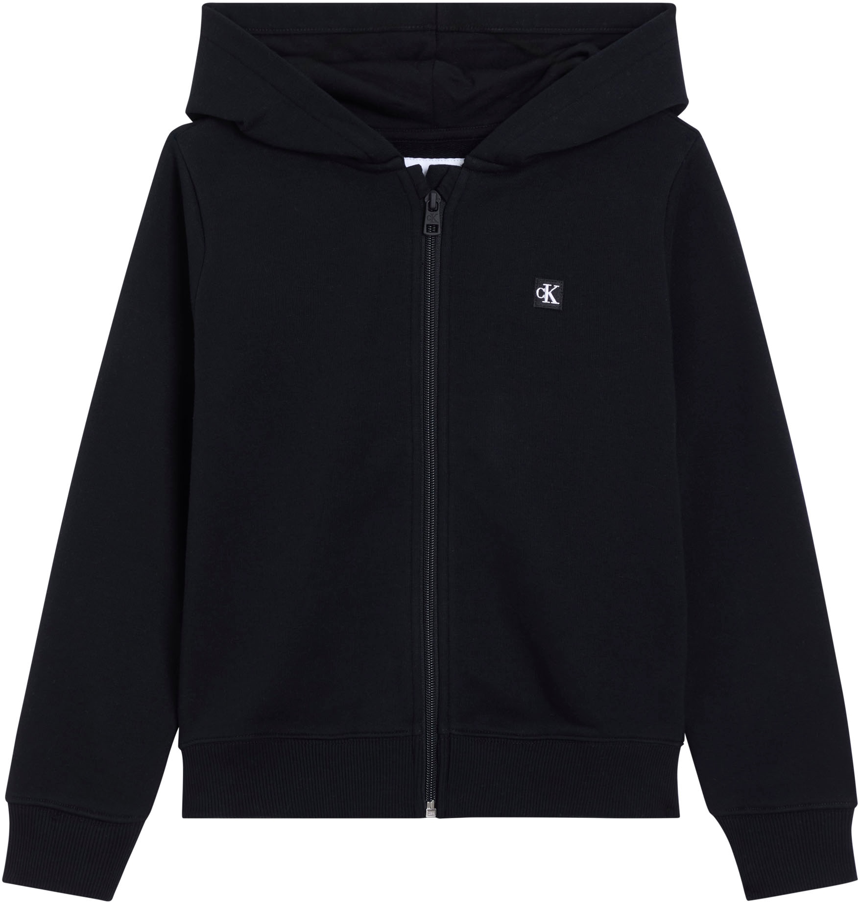 Calvin Klein Jeans Sweatjacke »MINI BADGE ZIP HOODIE« Regular fit für Kinder mit Kapuze