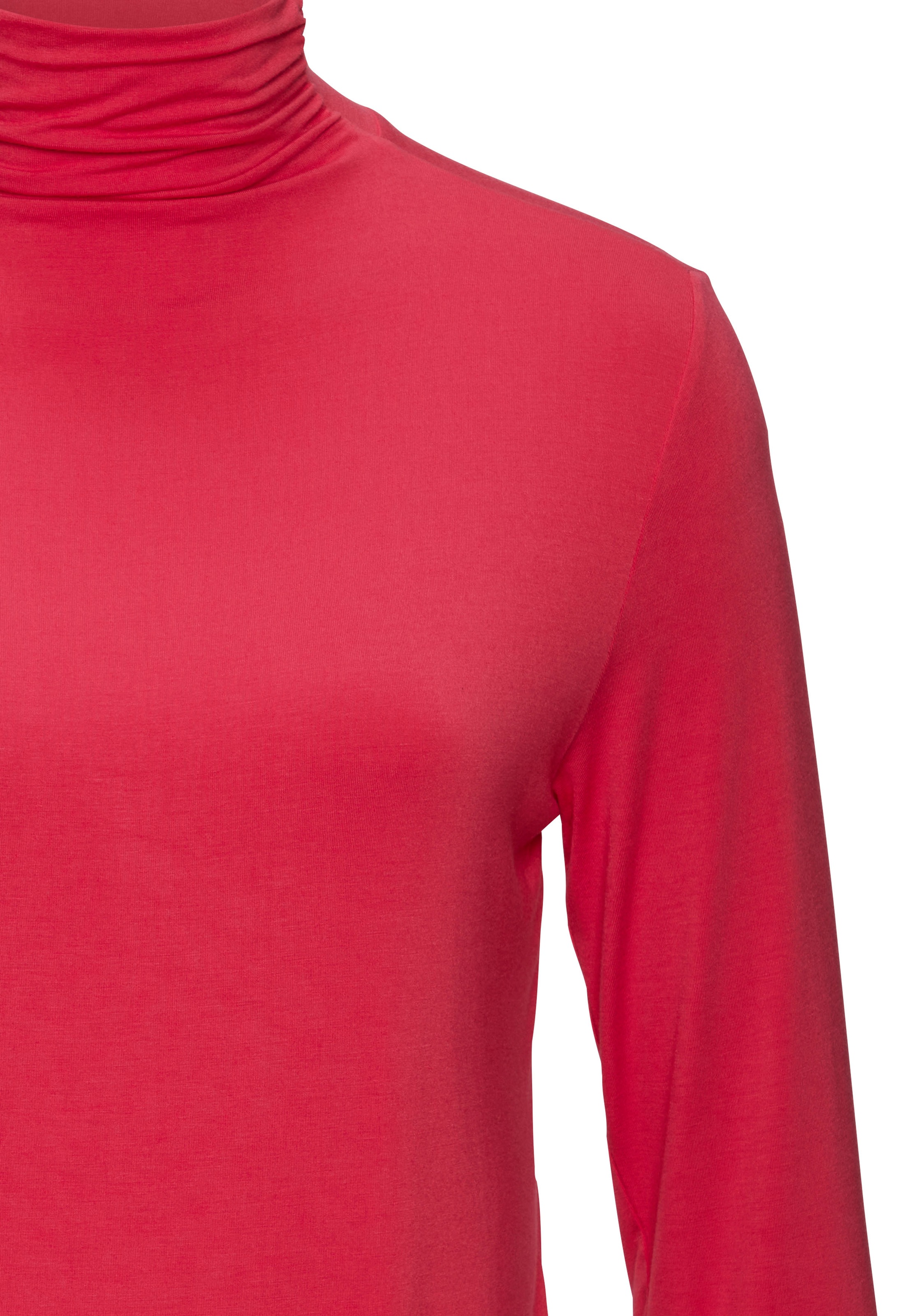 LASCANA Stehkragenshirt »aus weichem Viskose-Stretch«, (2er-Pack)