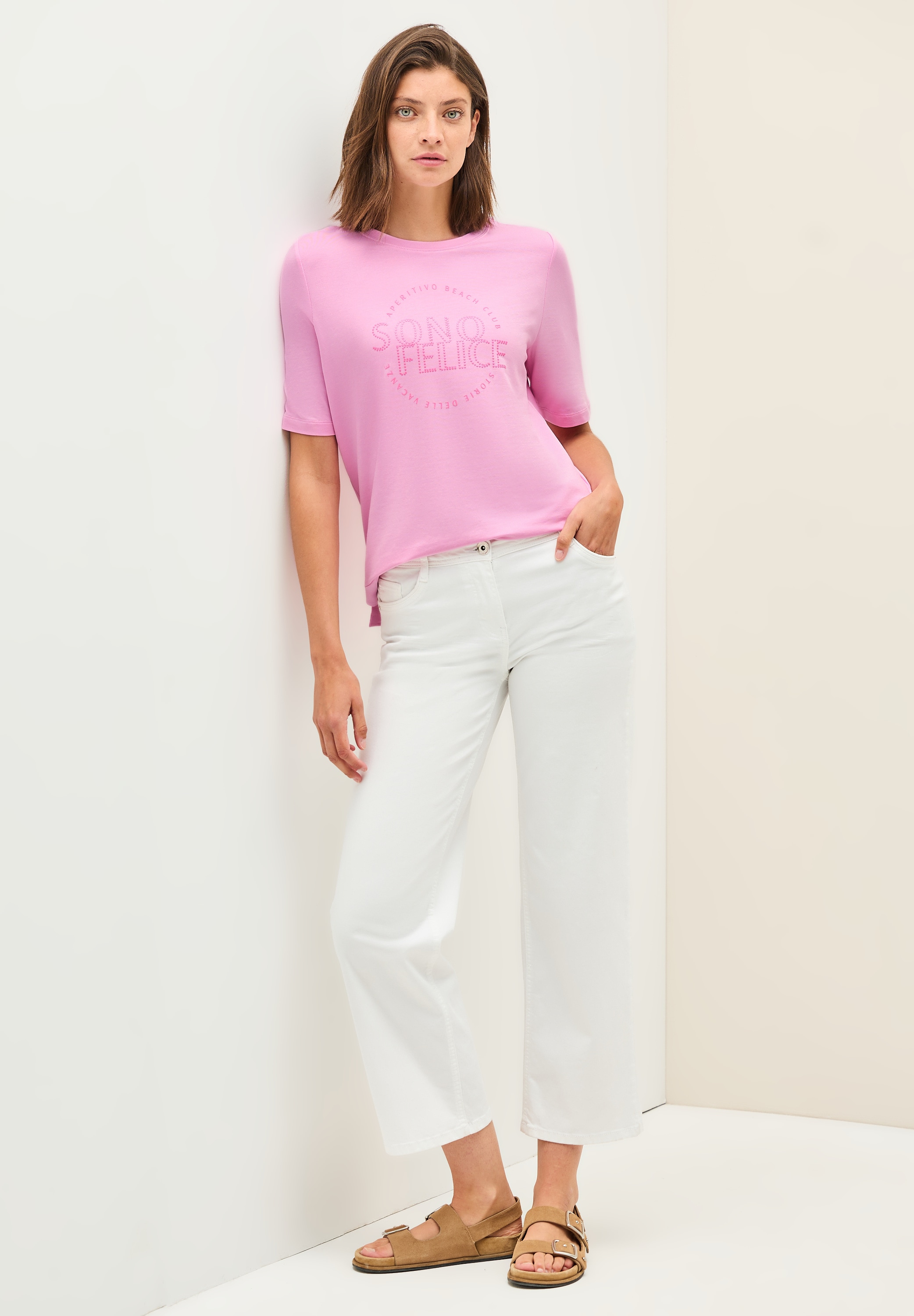 Cecil T-Shirt, mit Wording