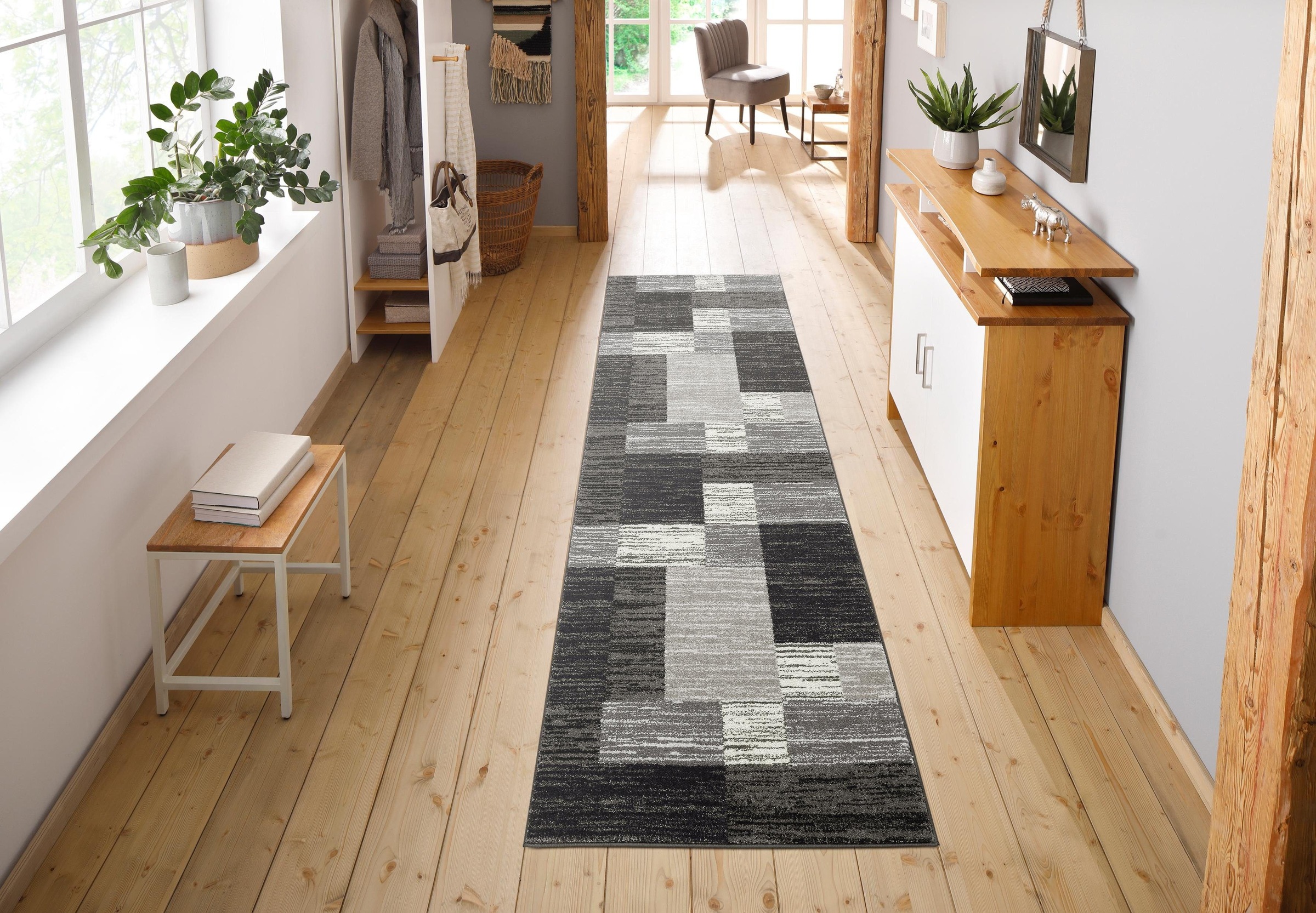 my home Läufer »Melvin«, rechteckig, 8 mm Höhe, schön weich, Kurzflor Teppi günstig online kaufen