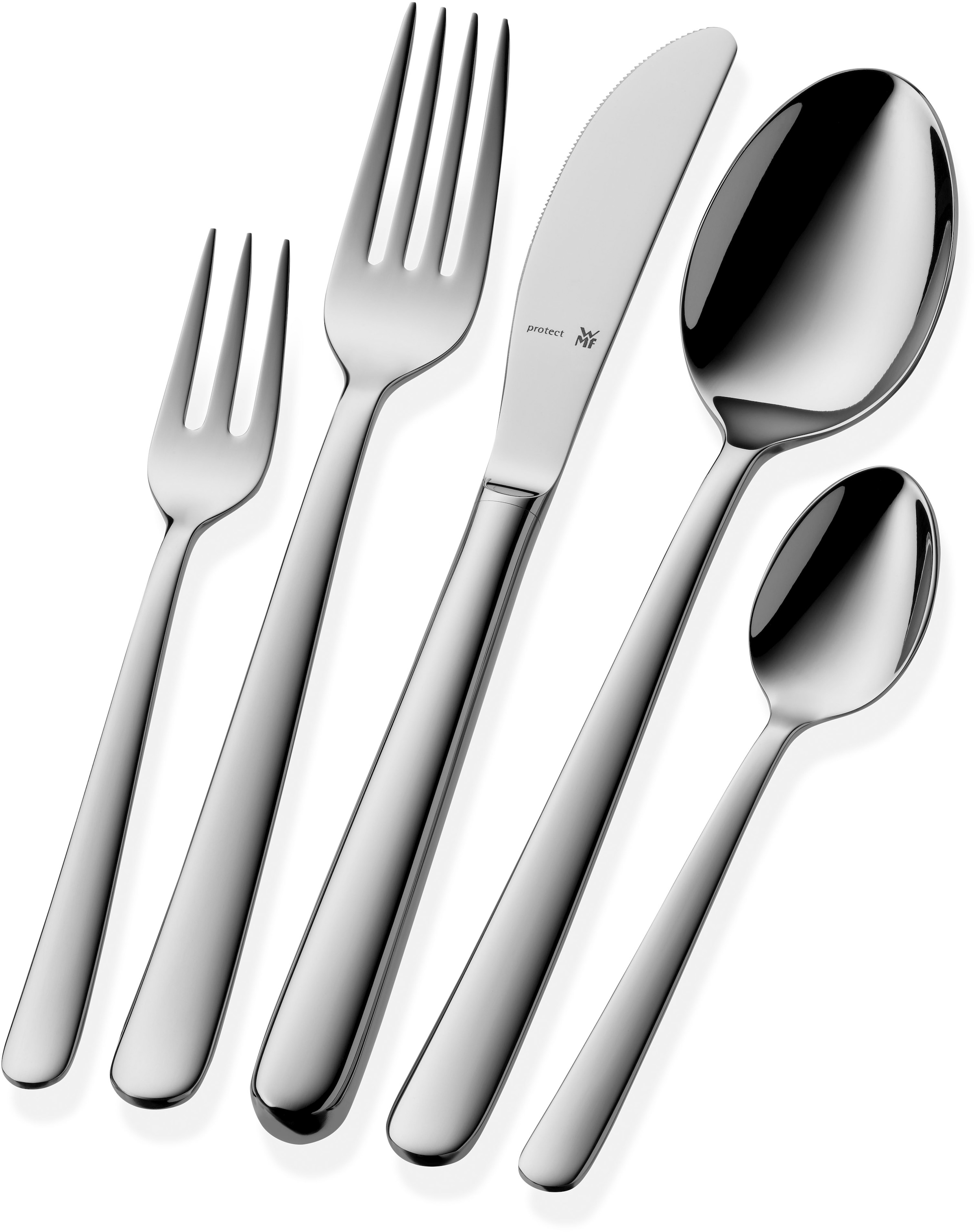 WMF Besteck-Set »Kult Plus«, (Set, 30 tlg.), ergonomisch, Cromargan protect