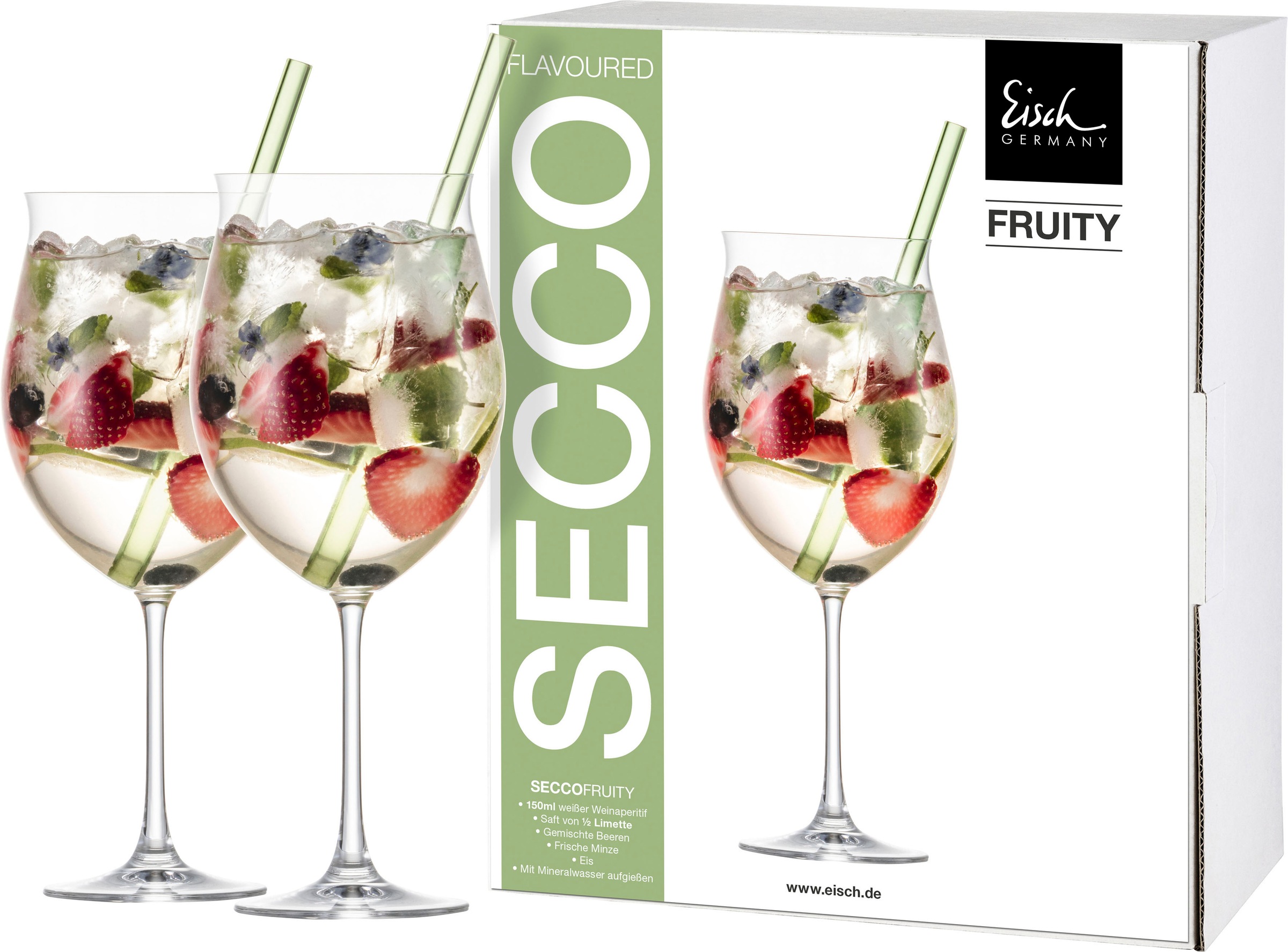 Eisch Cocktailglas »SECCO FLAVOURED«, (Set, 2 tlg., 2 Gläser im Geschenkkar günstig online kaufen