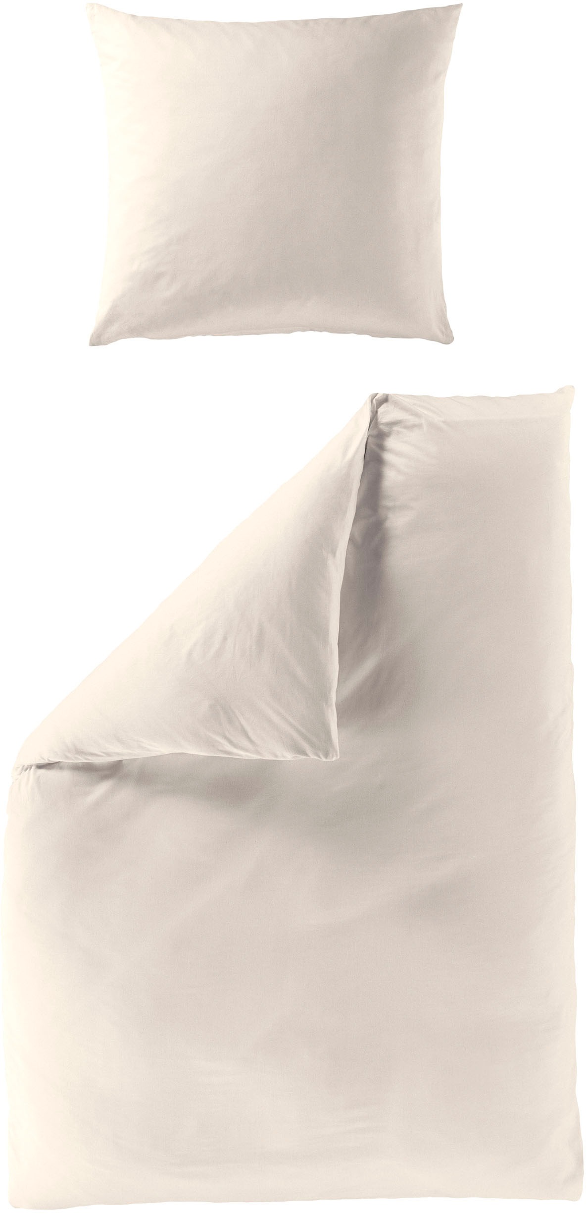 BIERBAUM Bettwäsche »Elegant uni«, Mako-Satin, 100 % Baumwolle, Uni, pflege günstig online kaufen