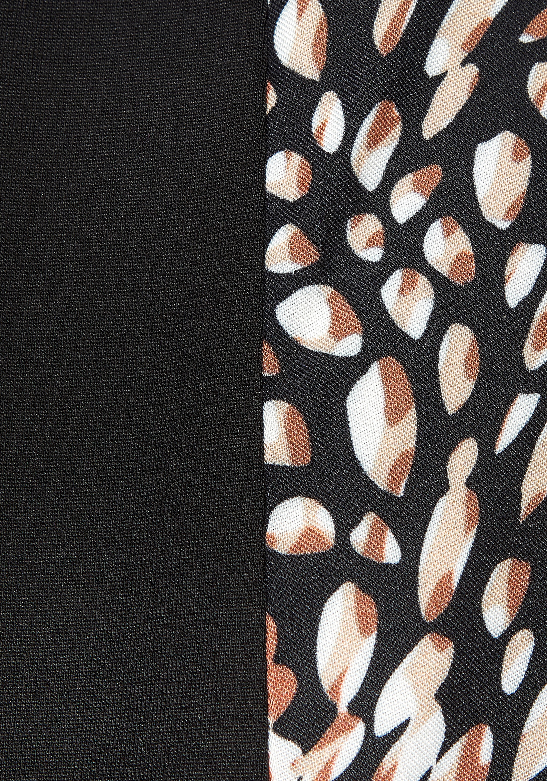 Beachtime Longshirt aus Materialmix