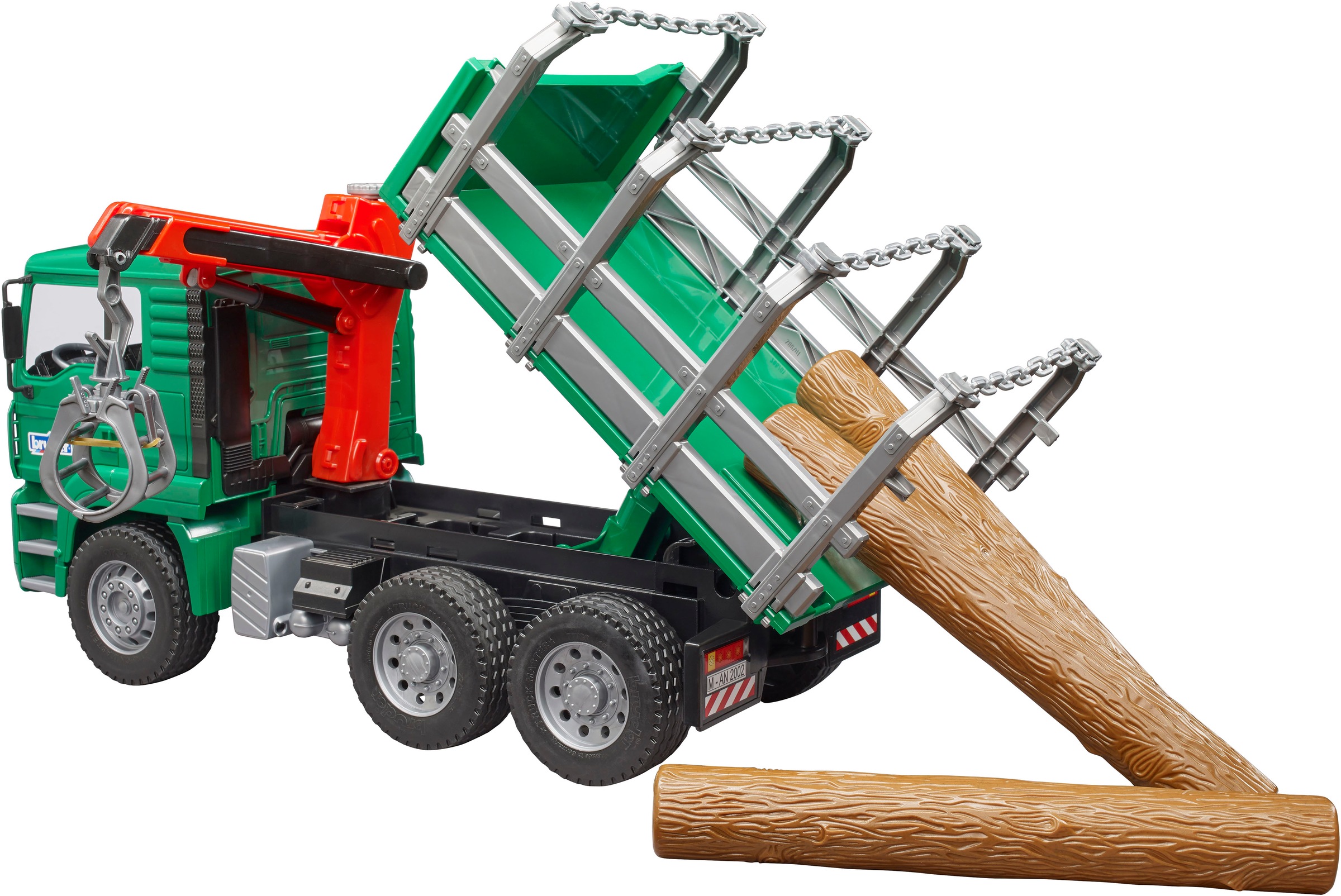 Bruder® Spielzeug-Forstmaschine »MAN Holztransporter mit Ladekran 43 cm (02769)« Made in Europe