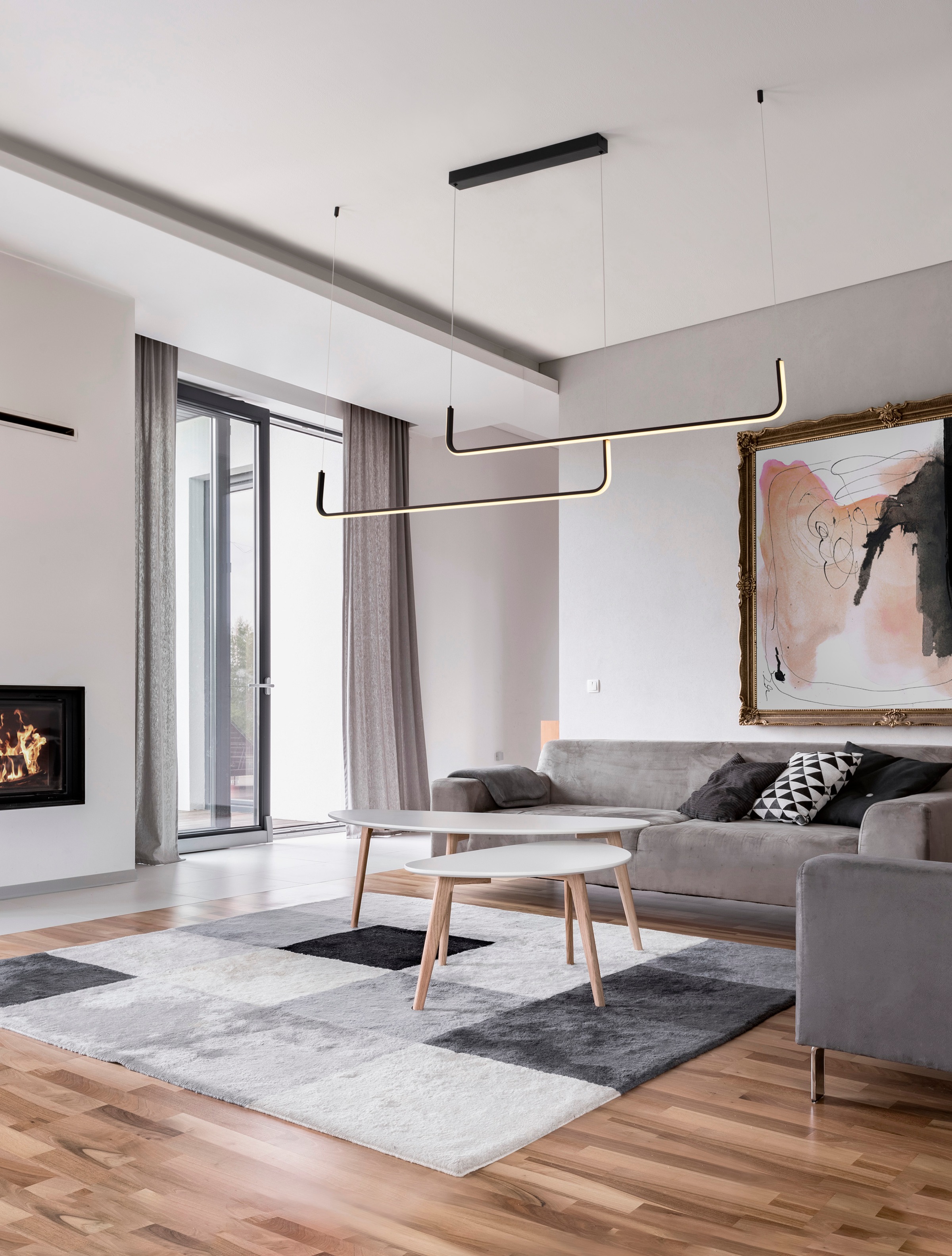 Nova Luce Pendelleuchte »STRITA« LED-Modul 1 Stk. Warmweiß günstig online kaufen
