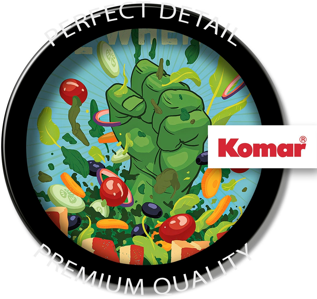 Komar Leinwandbild »Marvel Hangry - Größe 30 x 40 cm«, Disney, (1 St., 30 x 40 cm (Breite x Höhe), Keilrahmenbild mit Echtholzrahmen, Kinderzimmer