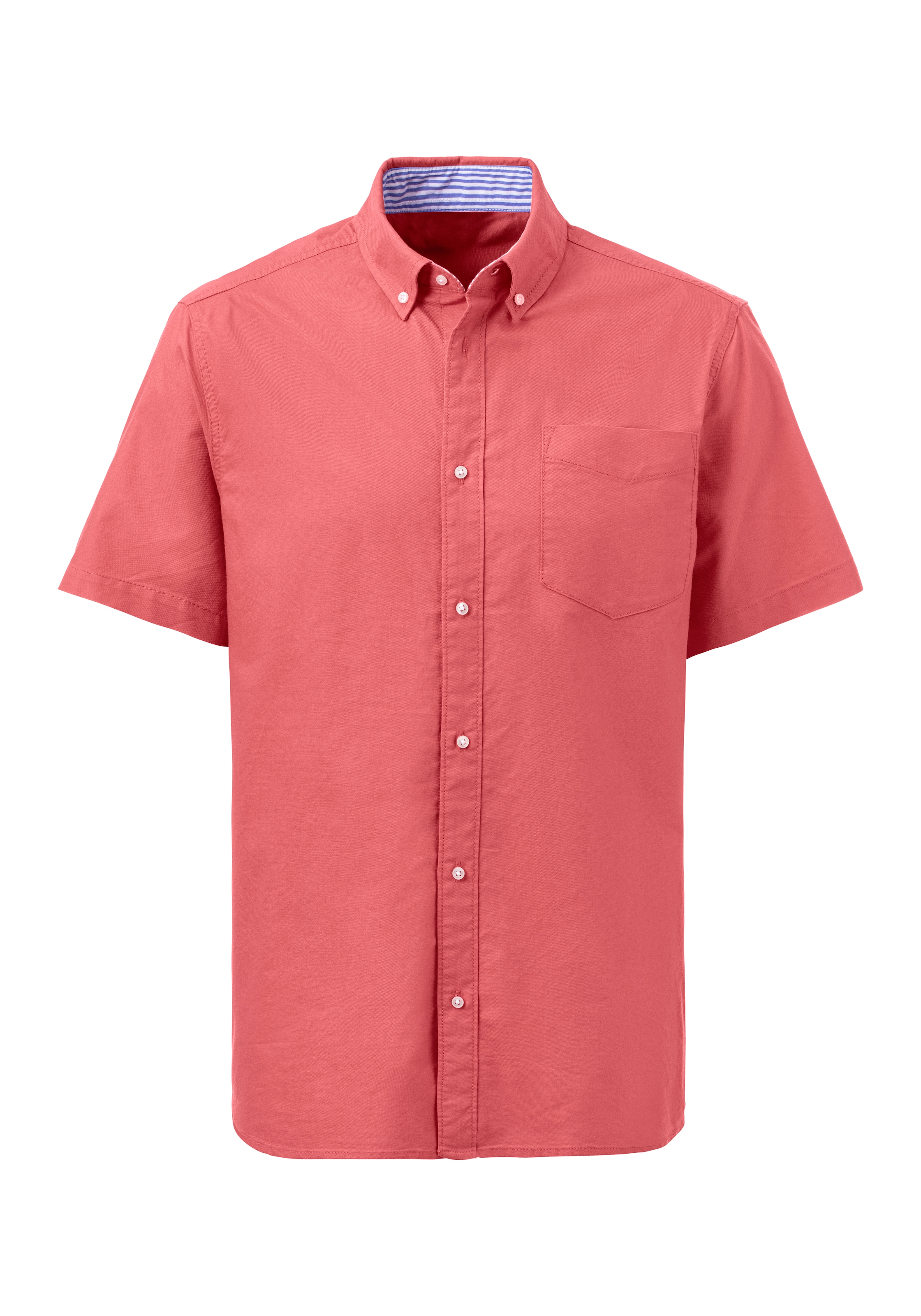 H.I.S Kurzarmhemd »regular-fit«, mit Button-down-Kragen, reine Baumwolle