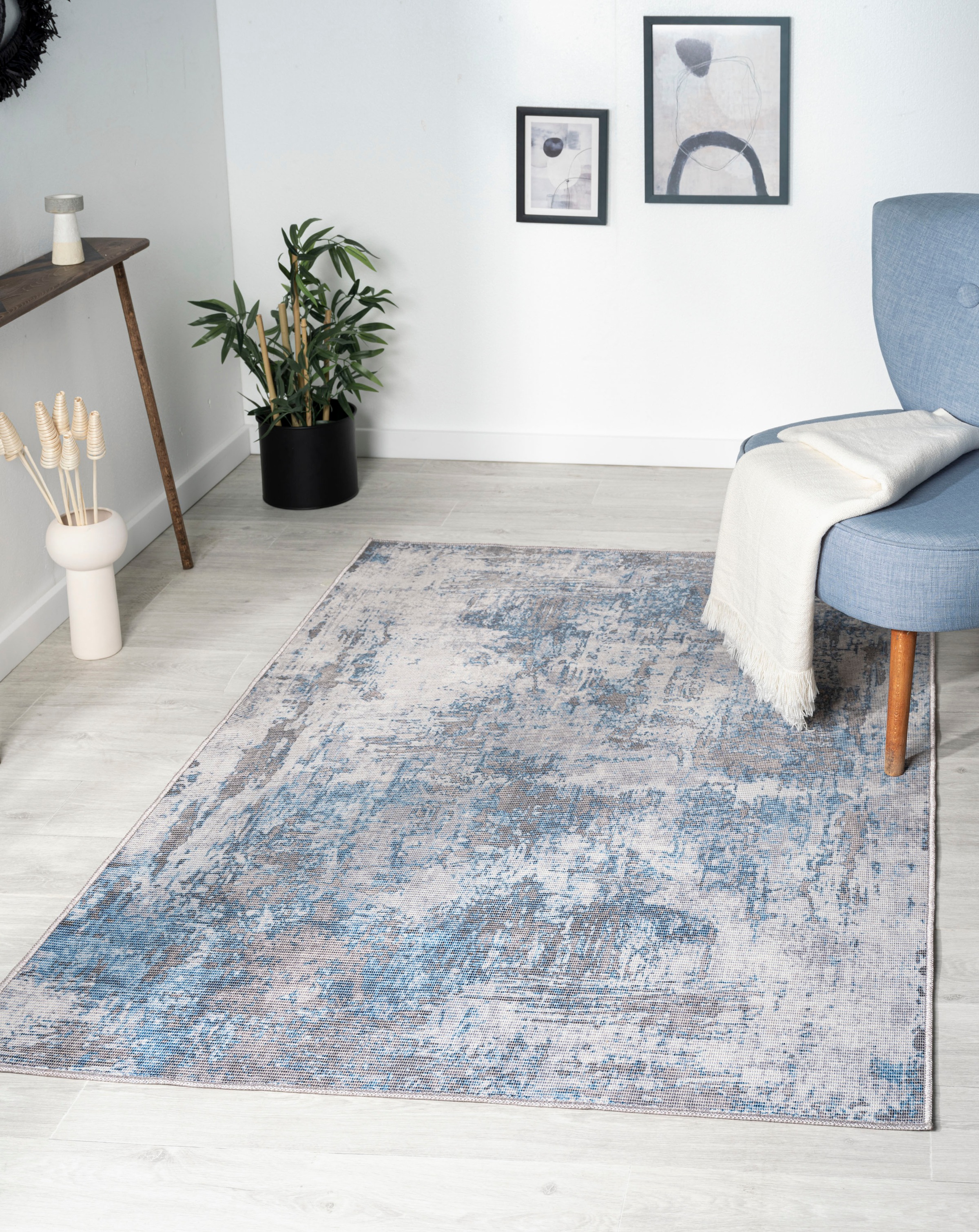 Myflair Möbel & Accessoires Teppich »Avery« rechteckig 10 mm Höhe Kurzflor, günstig online kaufen