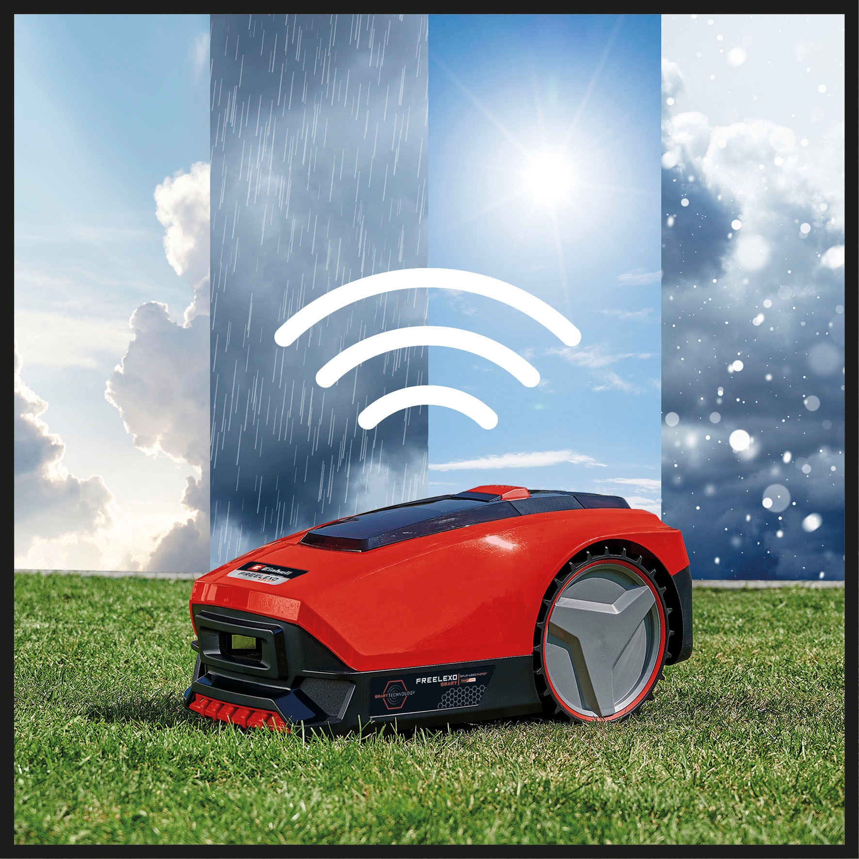 Einhell Rasenmähroboter »»FREELEXO SMART 750««, (8 St.), Inkl. Akku und Ladegerät