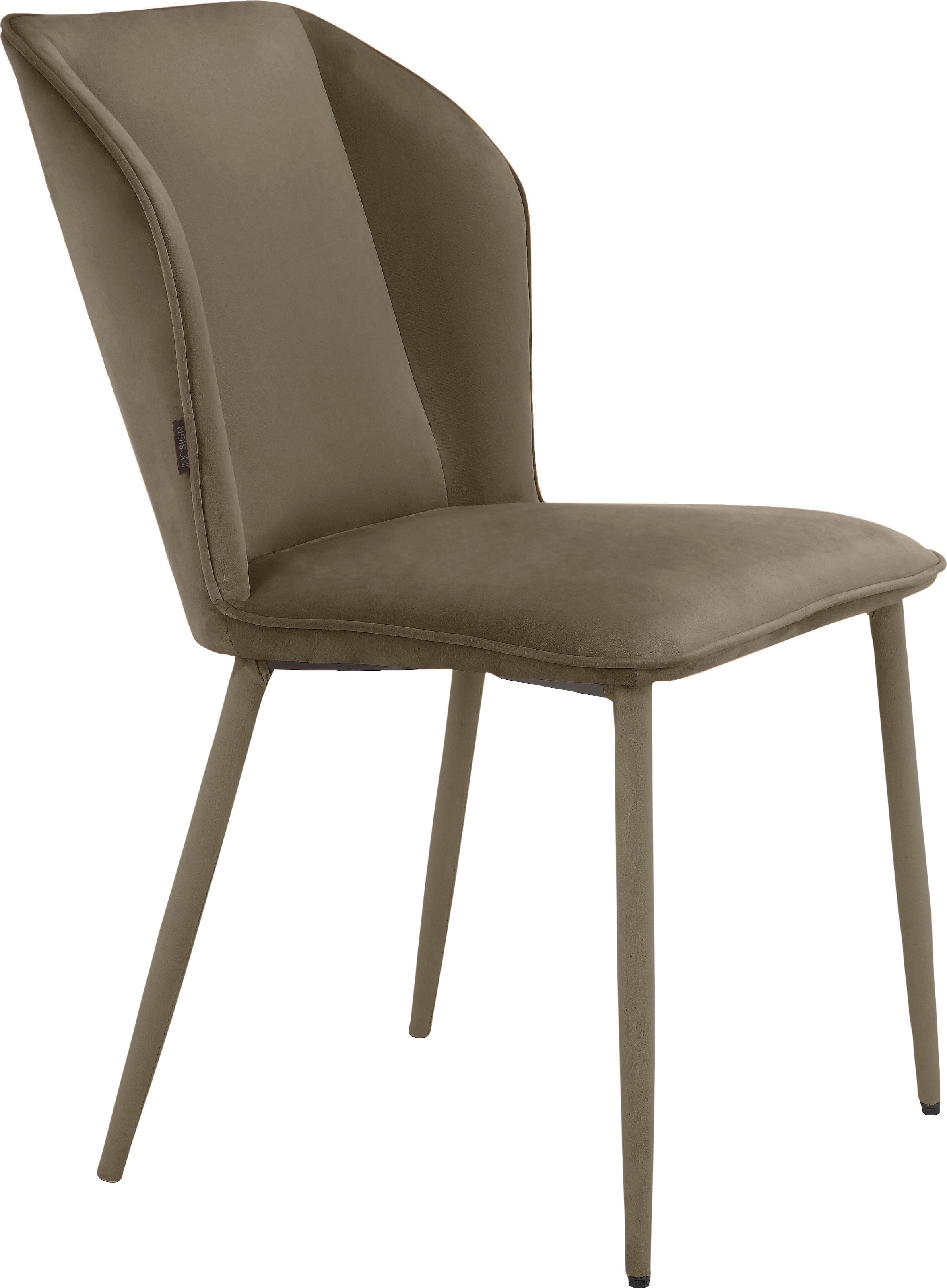 INOSIGN Esszimmerstuhl »Koa« () 2 Stk. Veloursstoff in Velourstoff, mit Sit günstig online kaufen