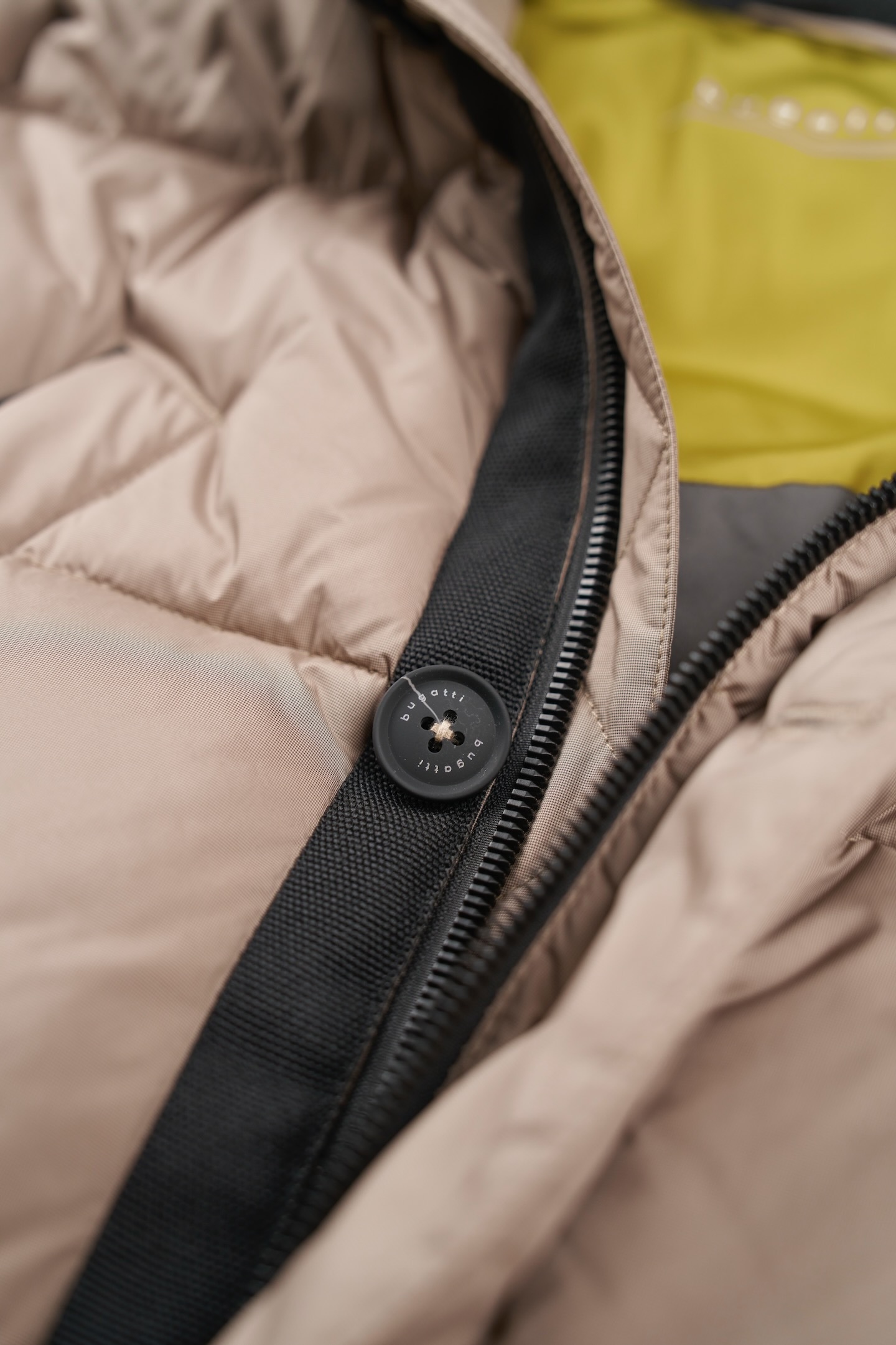 bugatti Langjacke, mit Kapuze, mit Stehkragen