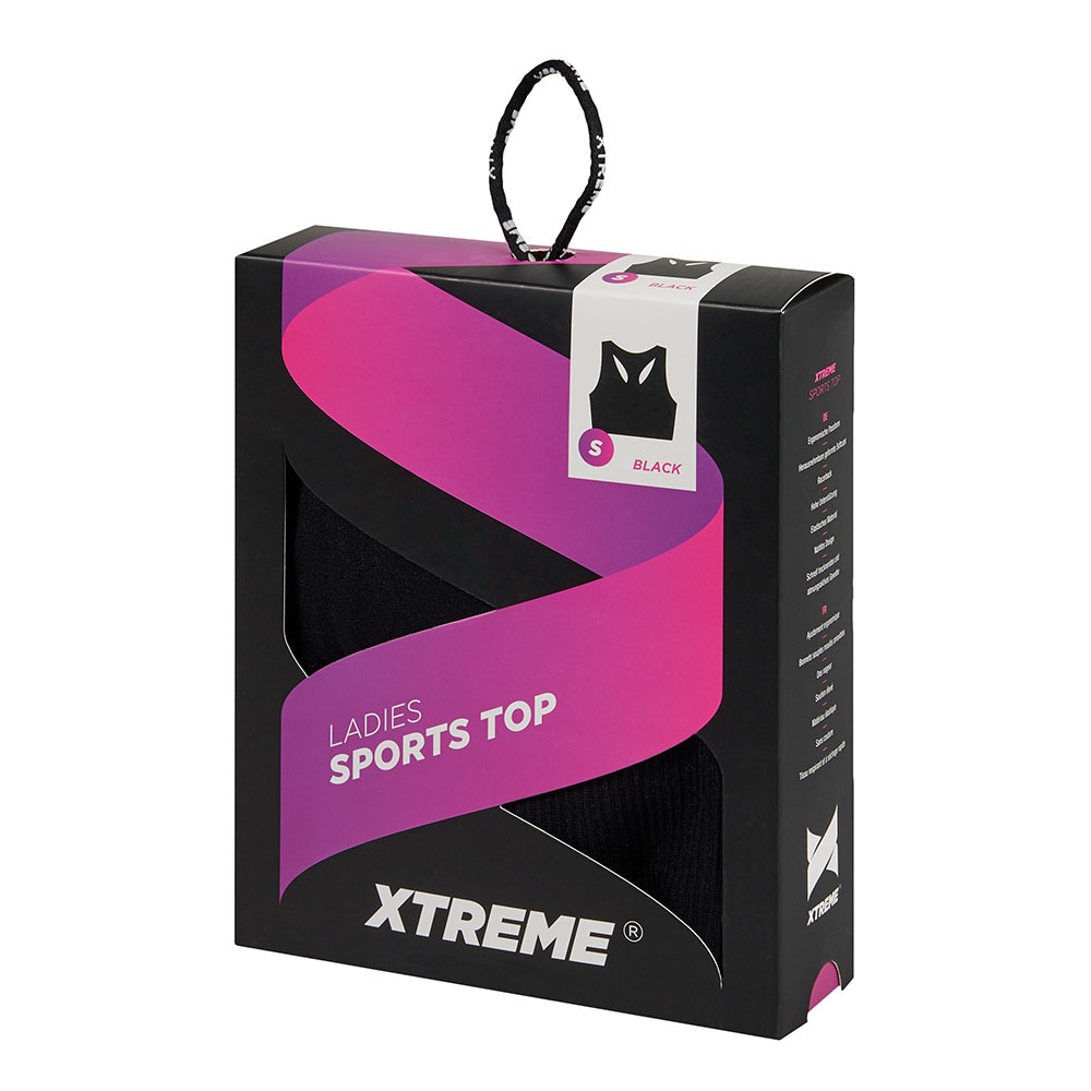 XTREME sockswear Sport-Bustier, mit herausnehmbaren Schalen