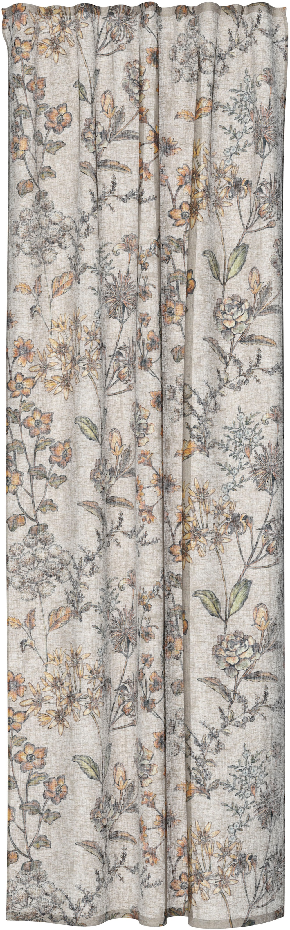 HOMING Gardine »Stockholm« verdeckte Schlaufen 1 Stk. tlg. Fertigschal günstig online kaufen