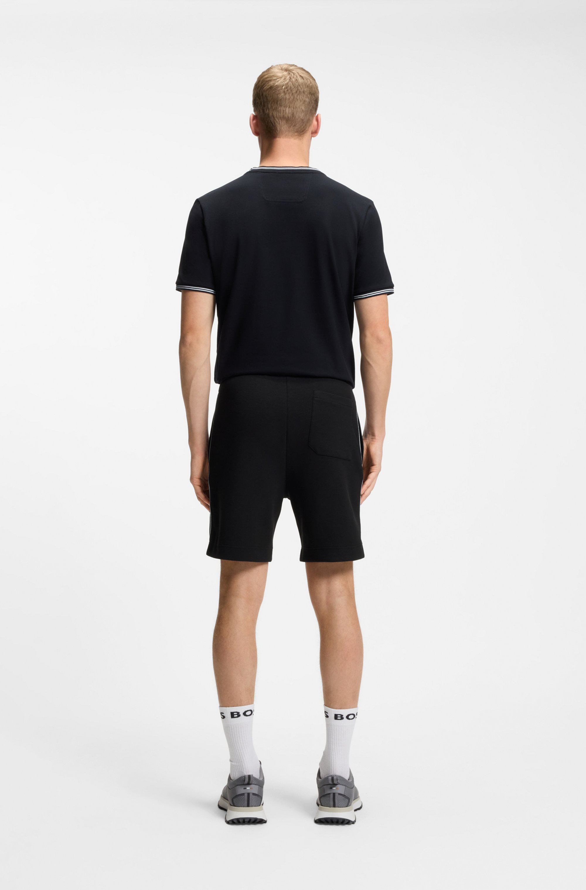 BOSS GREEN Shorts »Join Headlo«  Piqué-Qualität mit Paspeln