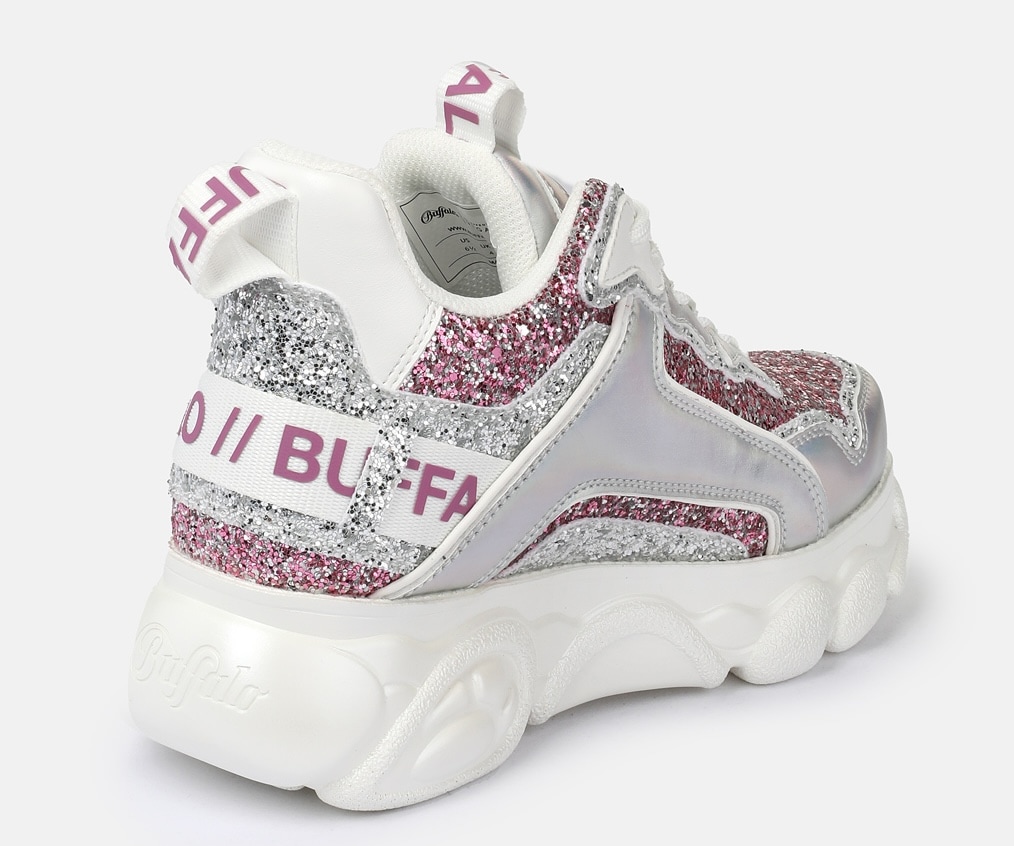 Buffalo Plateausneaker »CLD Chai«  Schnürschuh, Halbschuh, Chunky-Sneaker mit Glitter