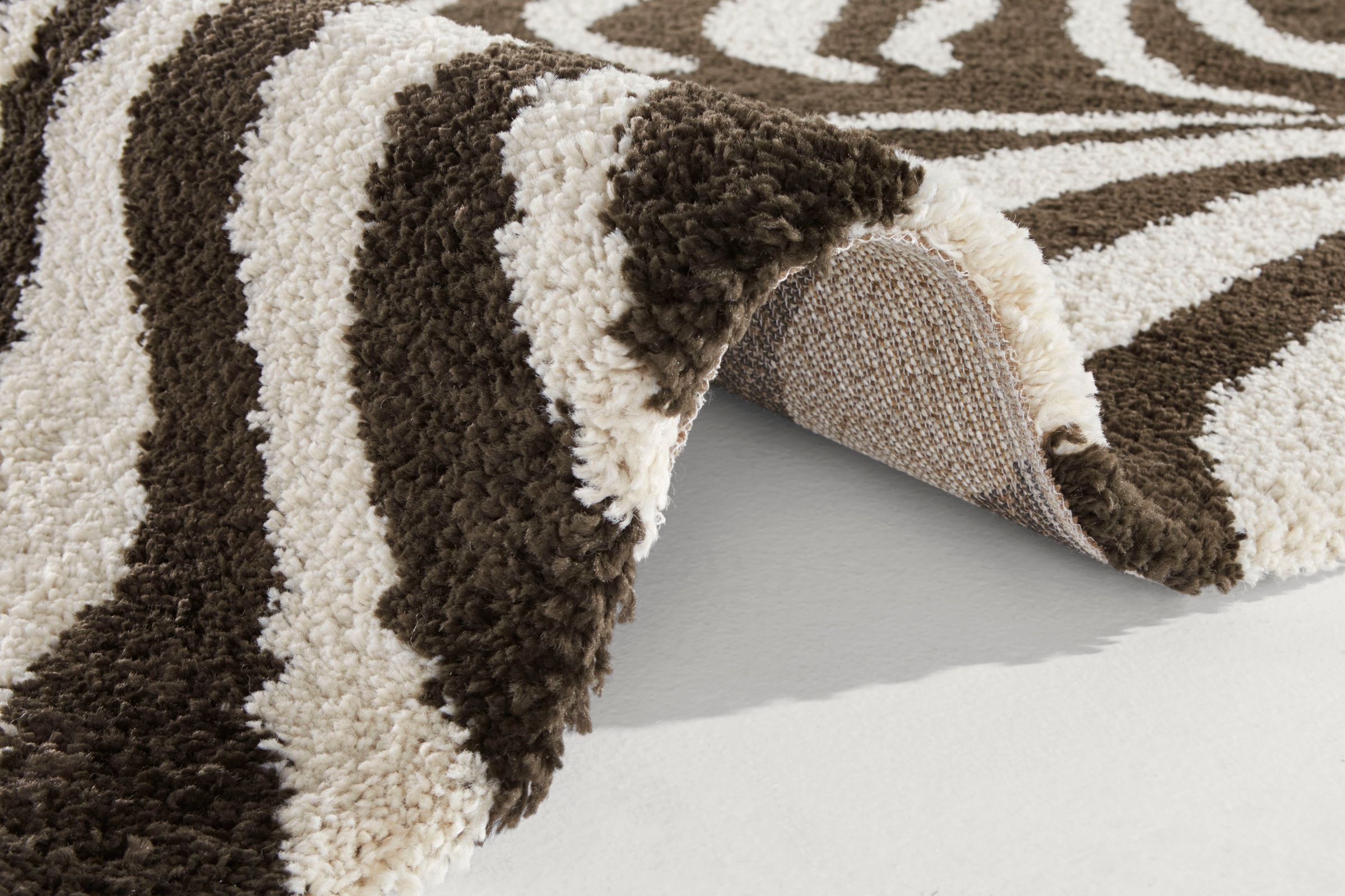 HANSE Home Hochflor-Teppich »Desert«, rechteckig, 35 mm Höhe, Zebra Design, besonders weich durch Microfaser, Robust, Pflegeleicht