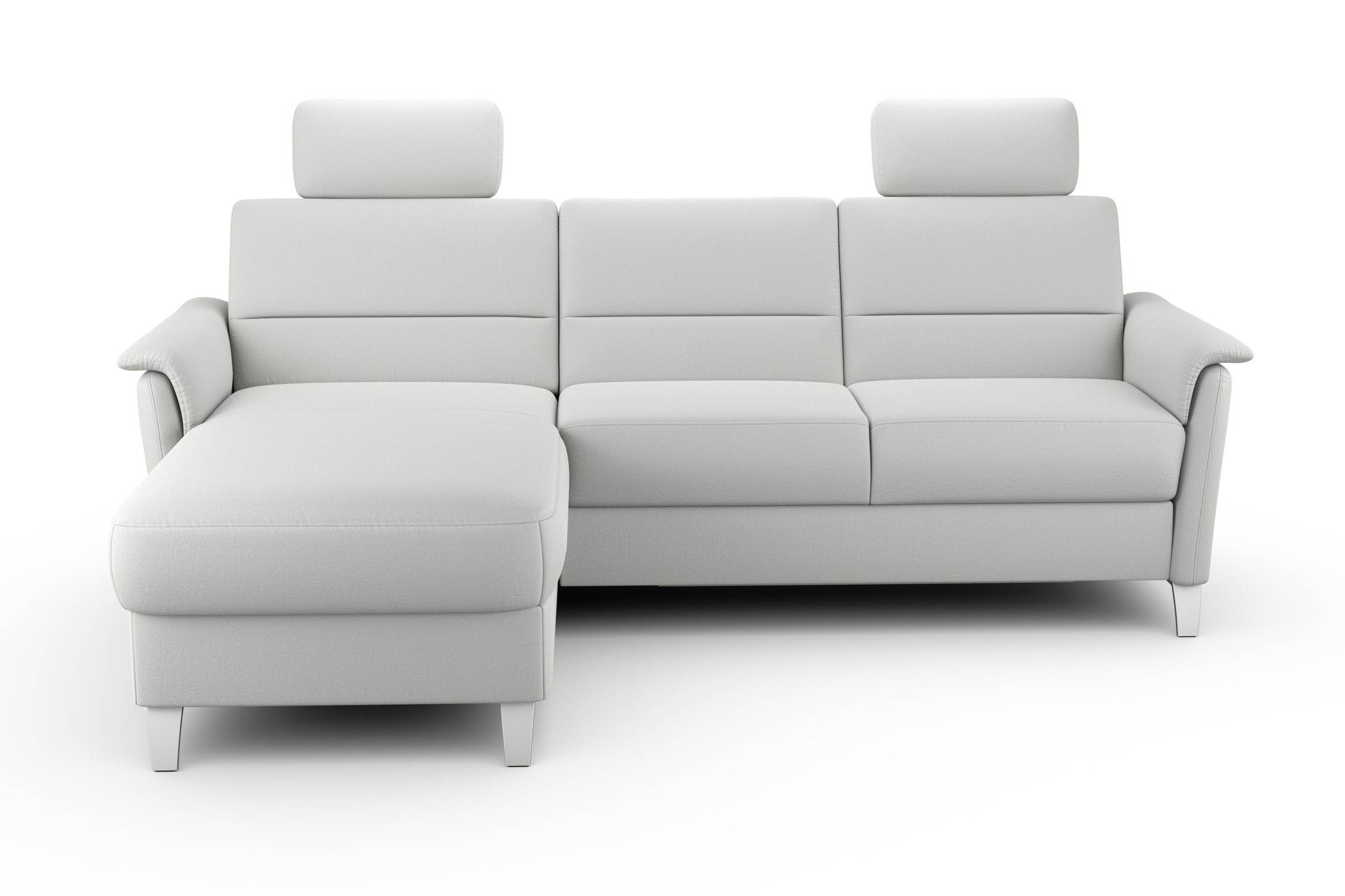 sit&more Ecksofa »Palmera L-Form«, Federkern, wahlweise mit Bettfunktion und mit/ohne Stauraum