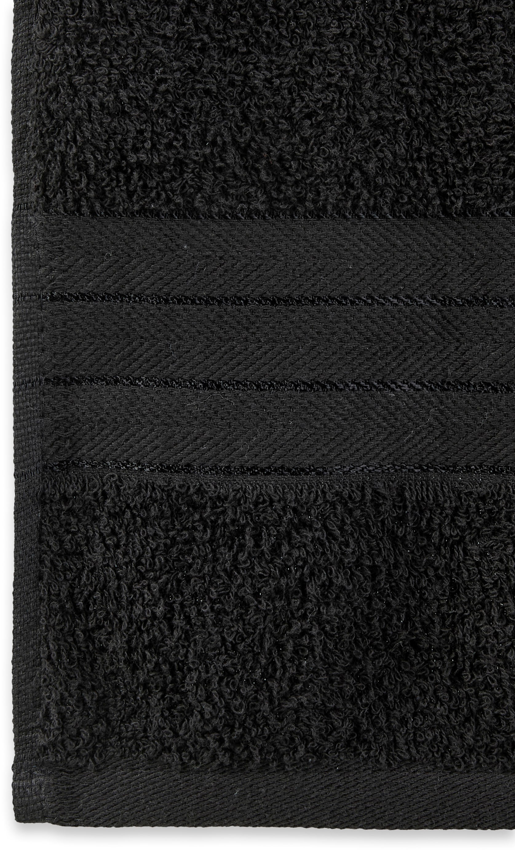 good morning Handtuch Set »Uni«, (Set, 8 St., 2 Stück 70x140 cm-2 Stück 50x100 cm-2 Stück 30x50 cm-2 Stück 16x21 cm), Baumwolle, Walkfrottee, Bordüre, 500 GSM, Einfarbig, ohne Aufhängung