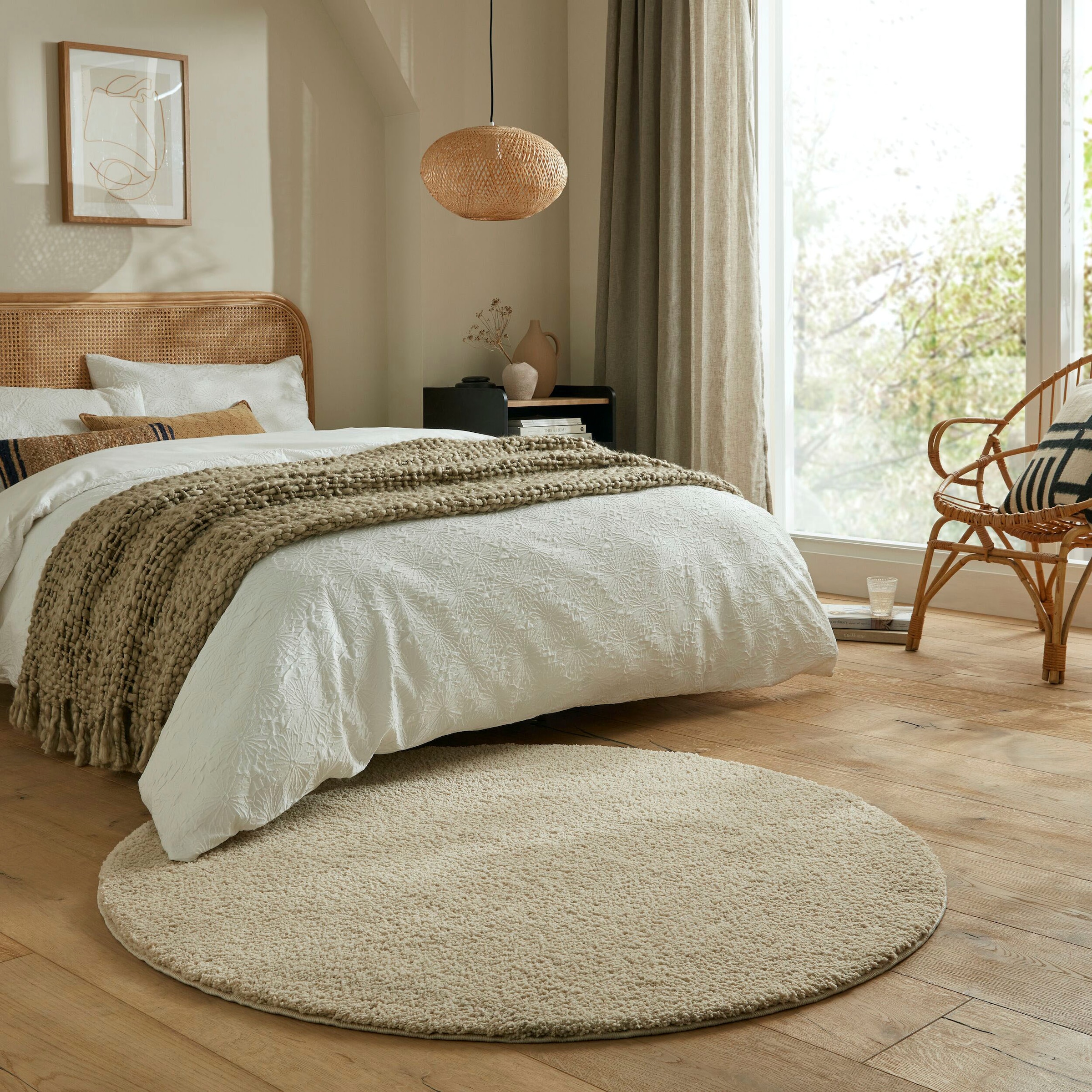 FLAIR RUGS Teppich »Fluffy«, rund, 23 mm Höhe günstig online kaufen