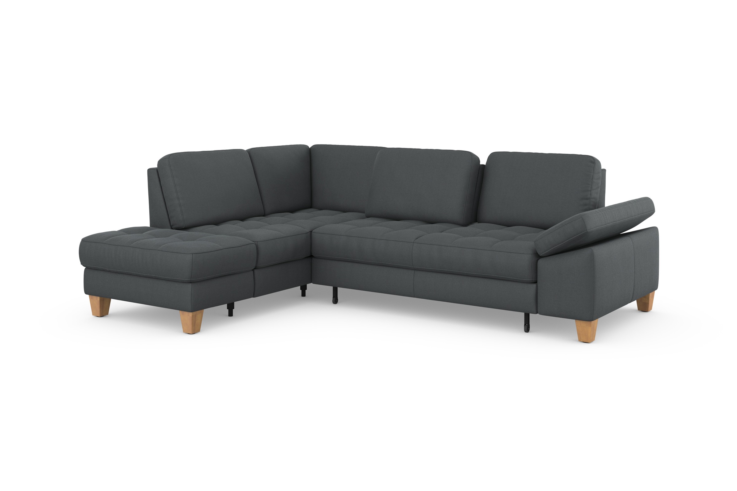 sit&more Ecksofa »Westham L-Form«, mit Ottomane, mit oder ohne Bettfunktion, Bettkasten, Verstellung