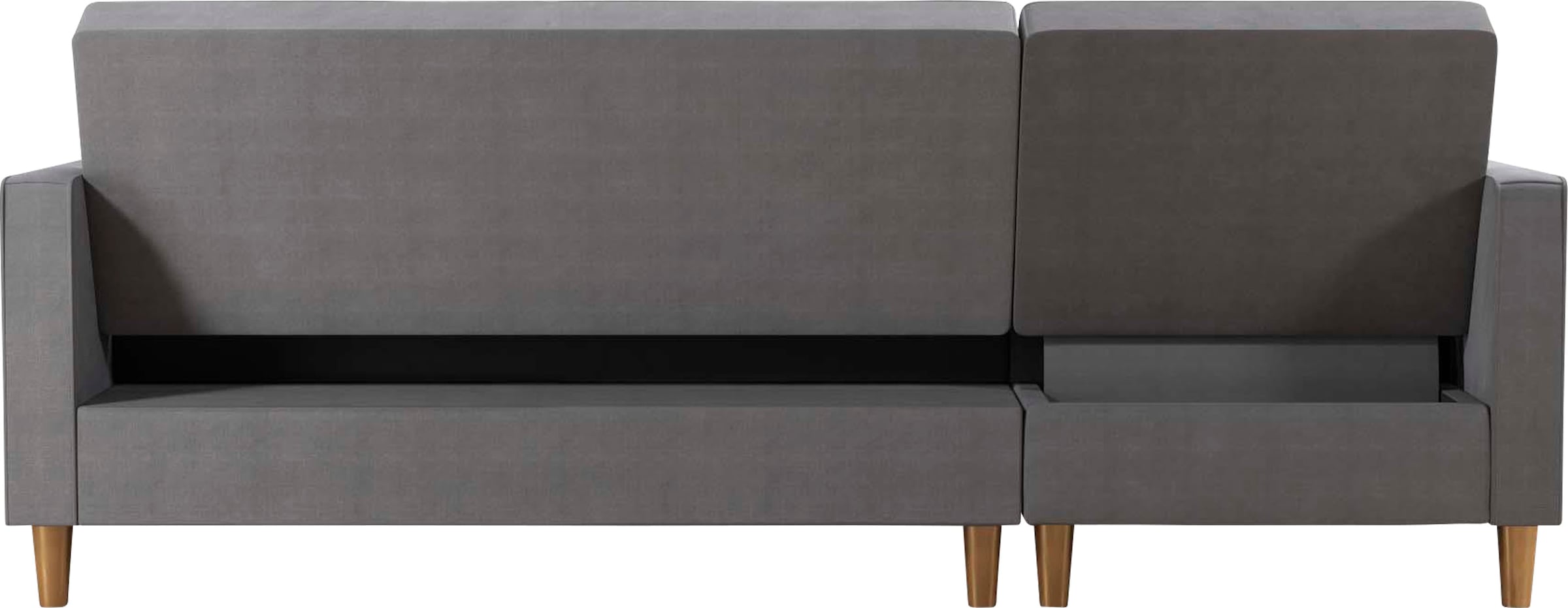 Cosmo Living Ecksofa "Liberty", mit Schlafffunktion, Recamiere mit Stauraum günstig online kaufen