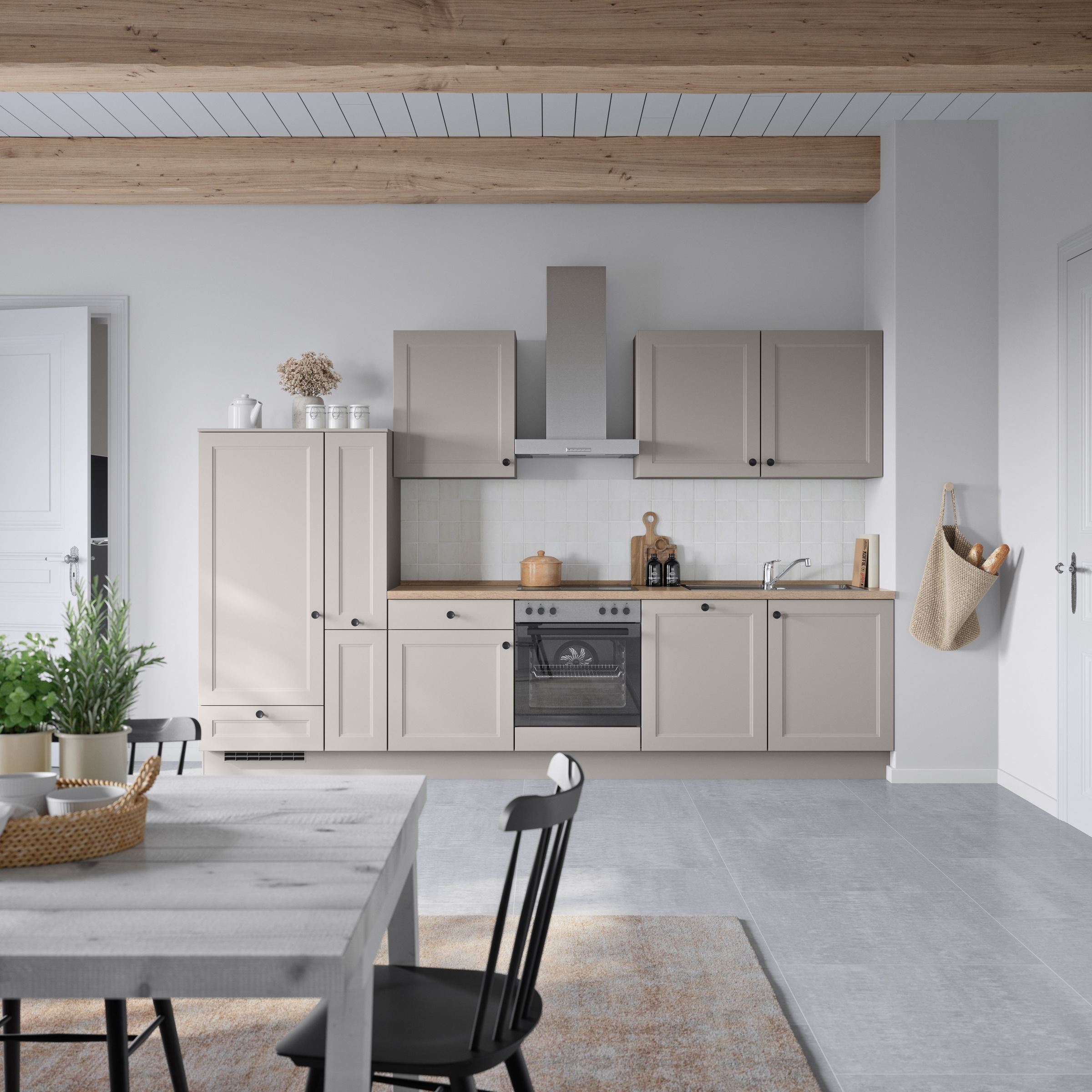 nobilia® Küchenzeile »"Cascada I"«, vormontiert, Ausrichtung wählbar, Breite 330 cm, wahlw. mit E-Geräten