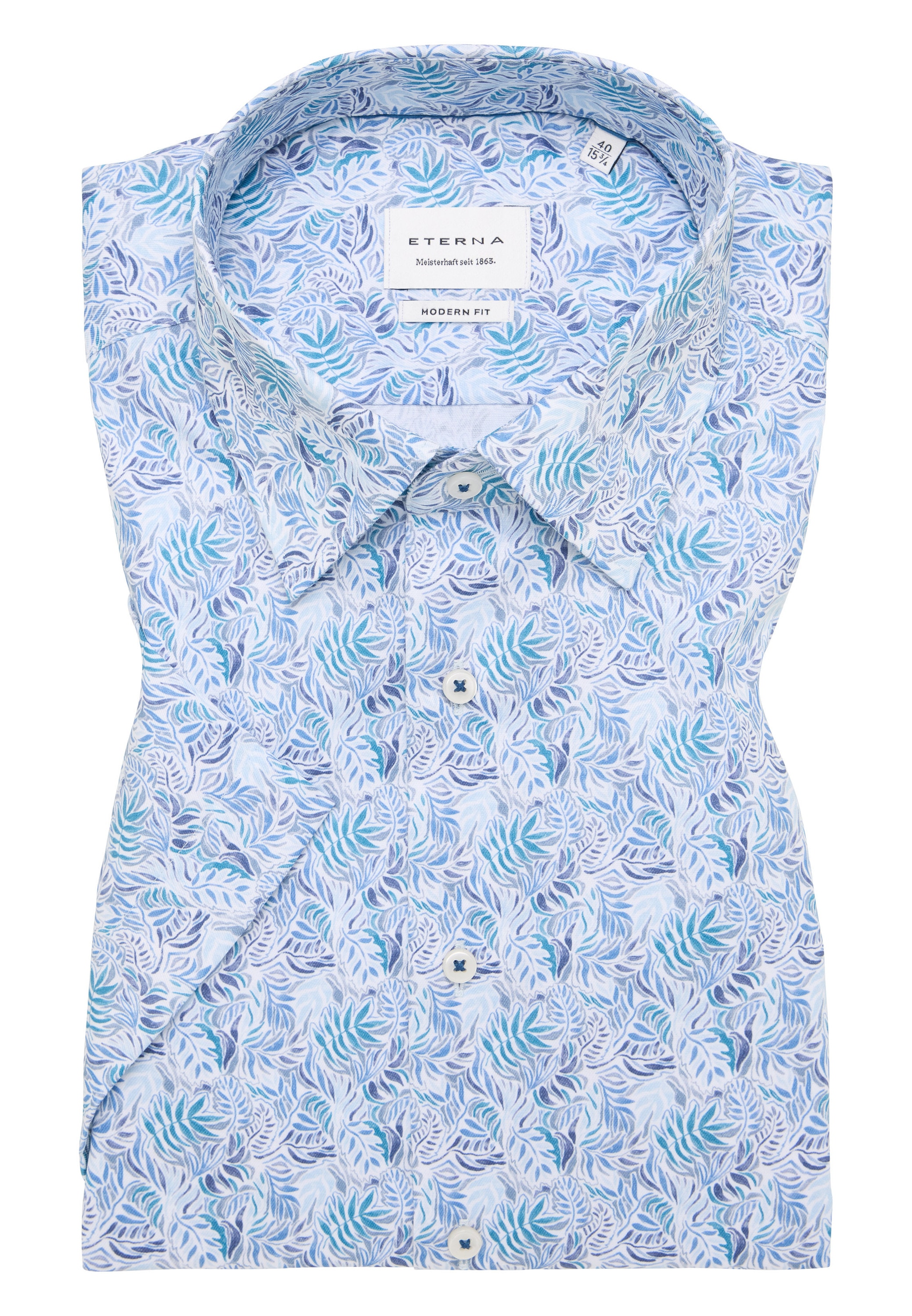 Eterna Kurzarmhemd »MODERN FIT« NON IRON (bügelfrei)