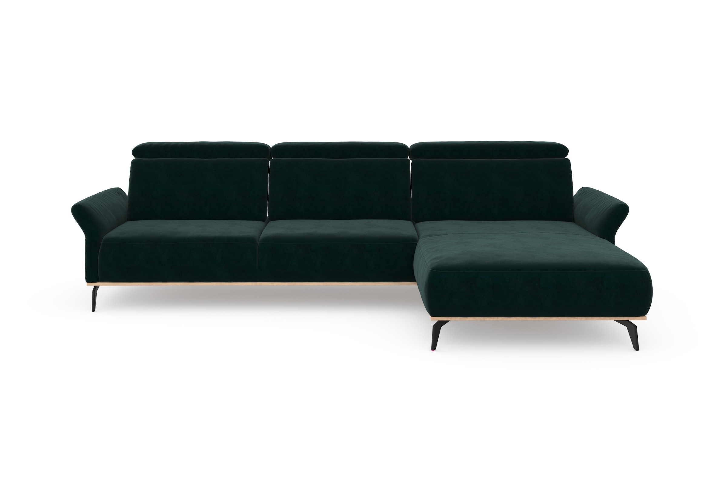 Places of Style Ecksofa "Fjord L-Form", massiv, wahlweise mit Armlehnfunkti günstig online kaufen