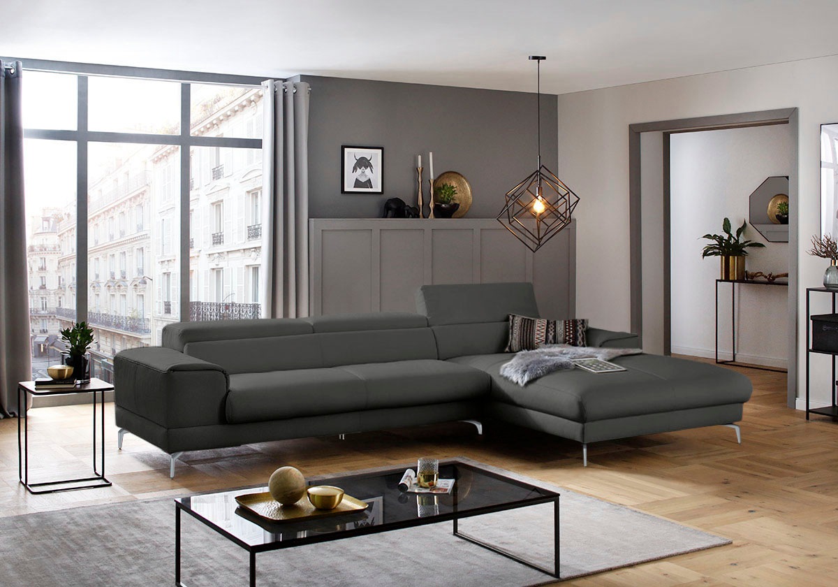 W.SCHILLIG Ecksofa »piedroo, Designsofa mit tollem Sitzkomfort, bequem und günstig online kaufen