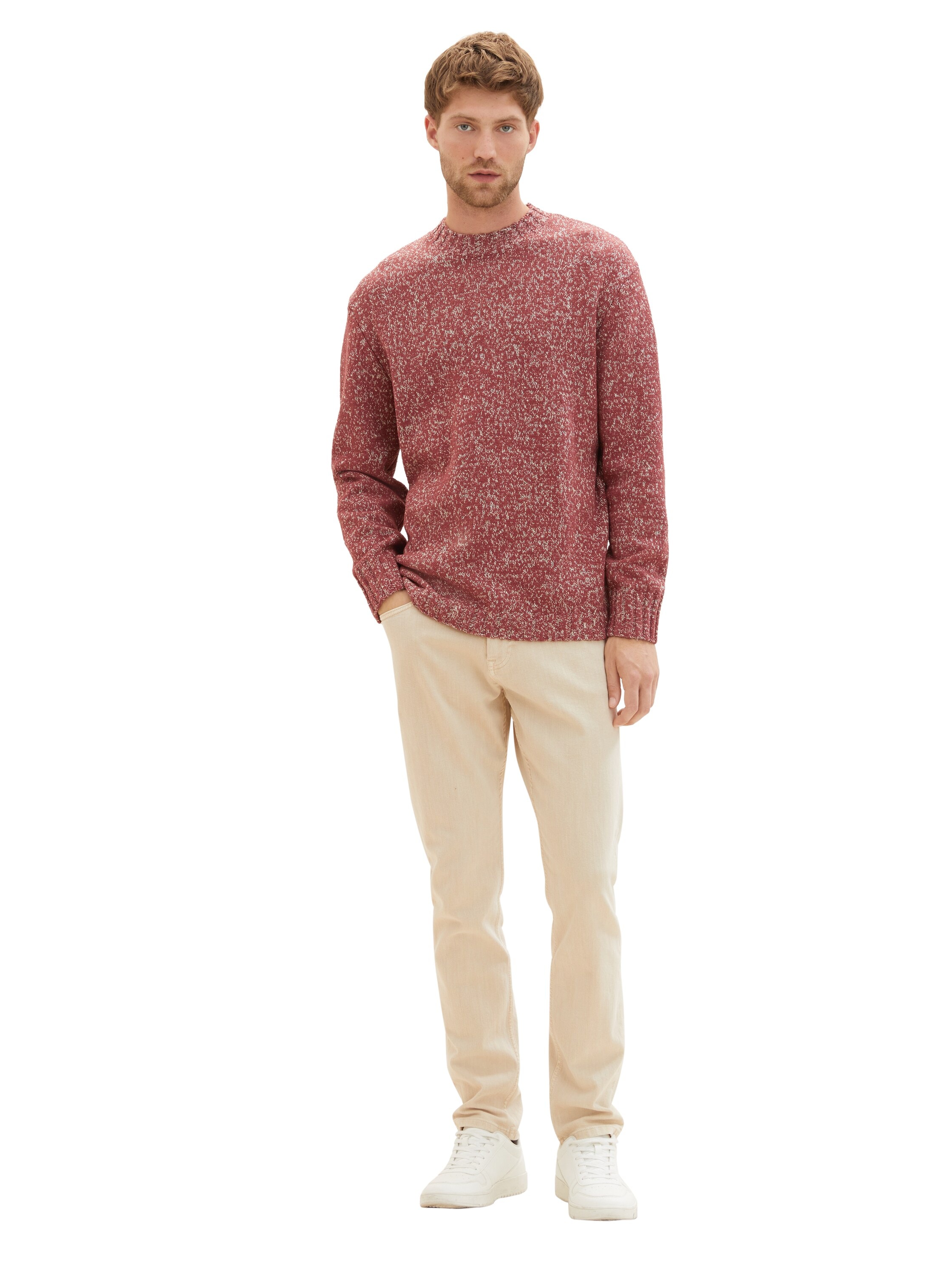 TOM TAILOR Strickpullover, mit Markenlabel