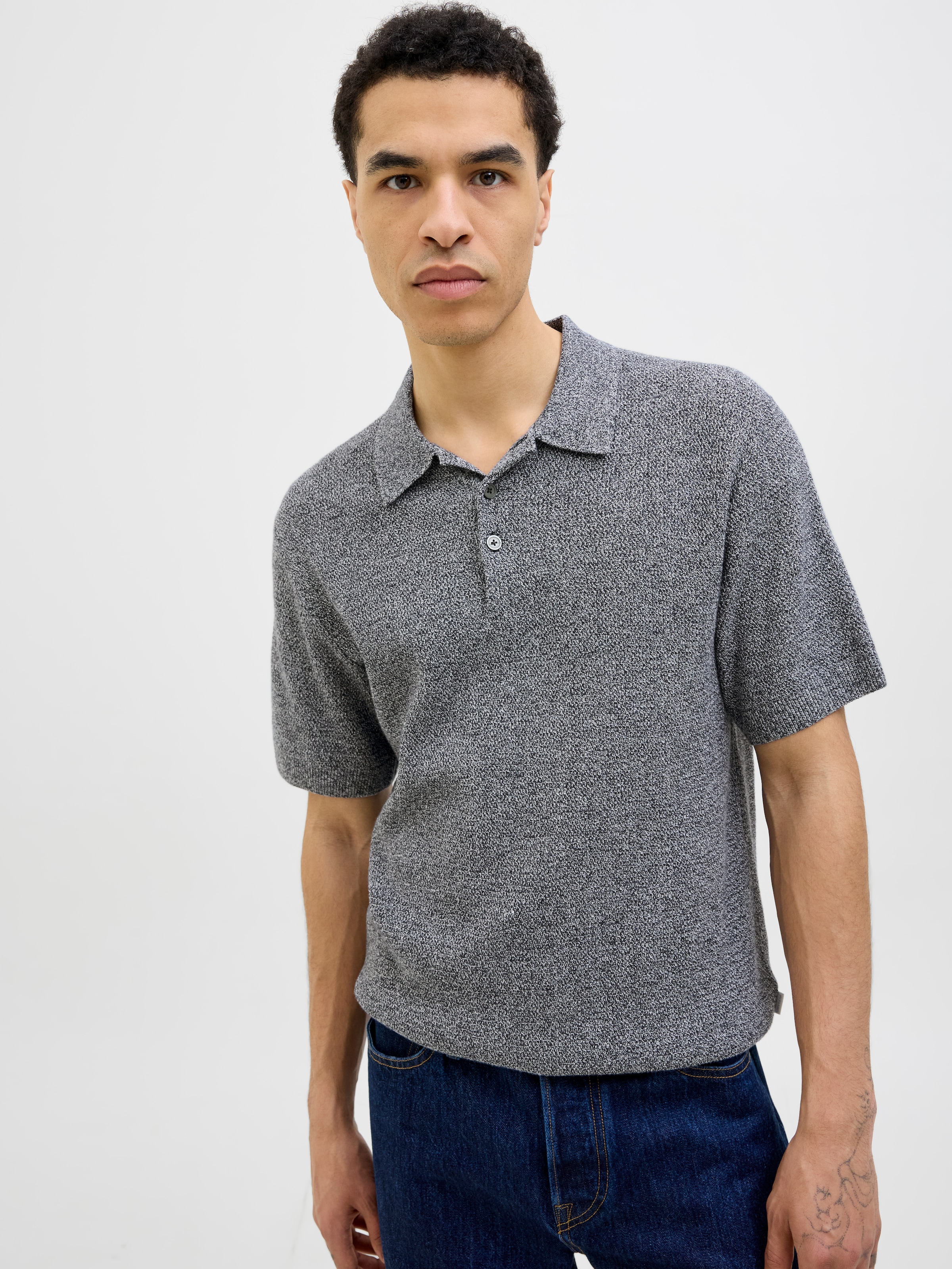 Jack & Jones Polokragenpullover »JPRCCCOOPER KNIT POLO SS SN«