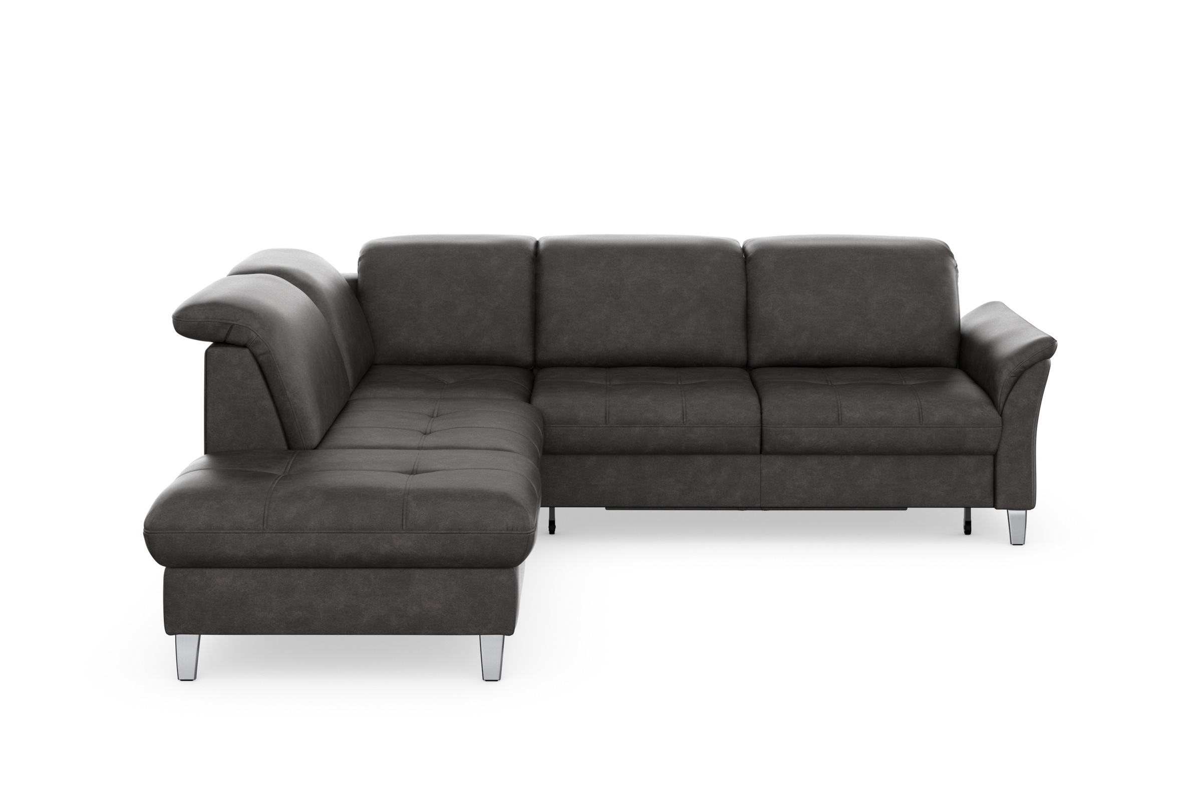 sit&more Ecksofa »Maggiore L-Form«, wahlweise mit Kopfteilverstellung, Bettfunktion und Stauraum