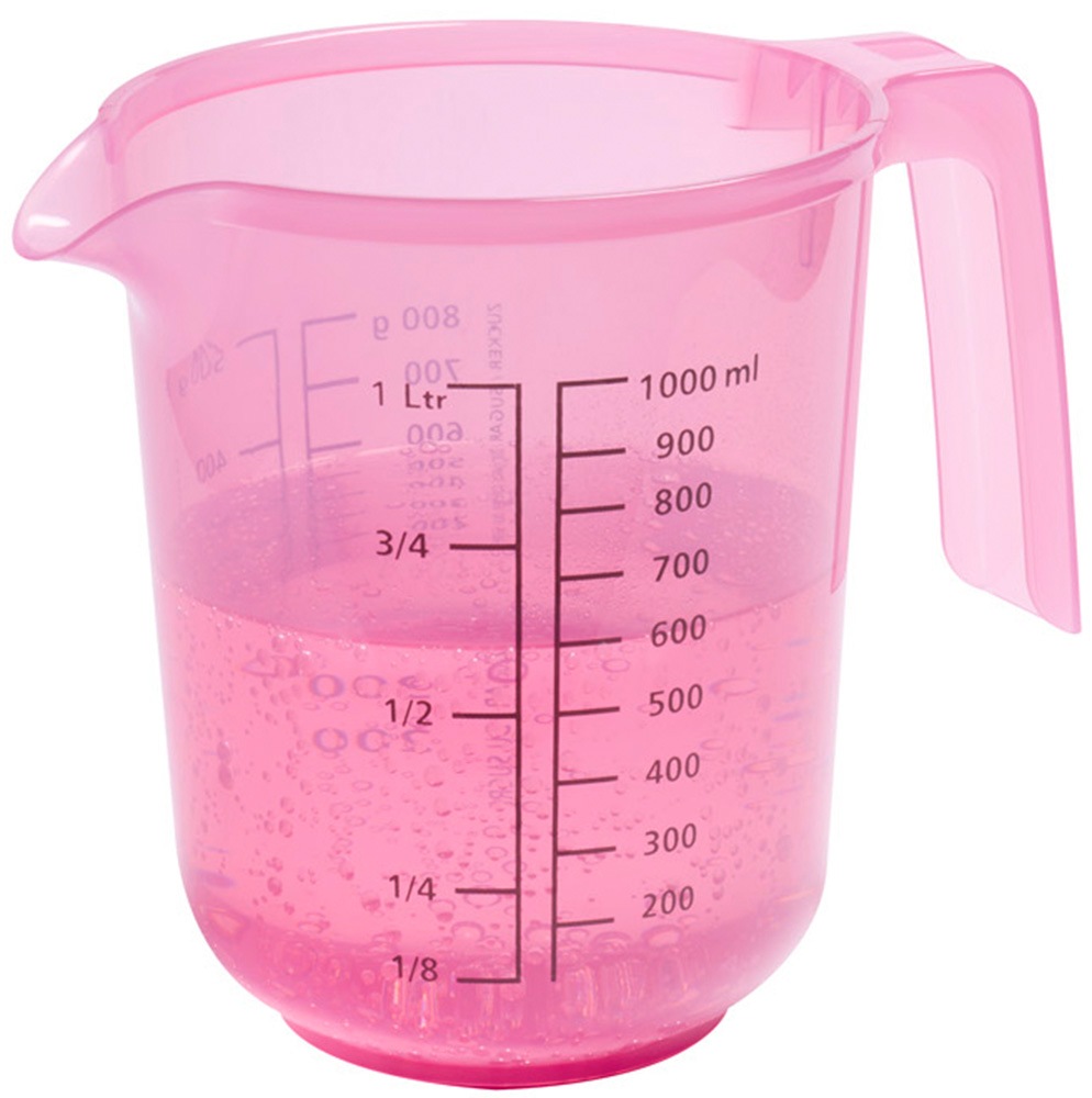 APS Rührschüssel »- Rührbecher mit Deckel, inklusive Spritzschutz«, 1 tlg., aus Kunststoff, Ø 12,5 cm, Höhe 16 cm, 1 Liter, aus Polypropylen