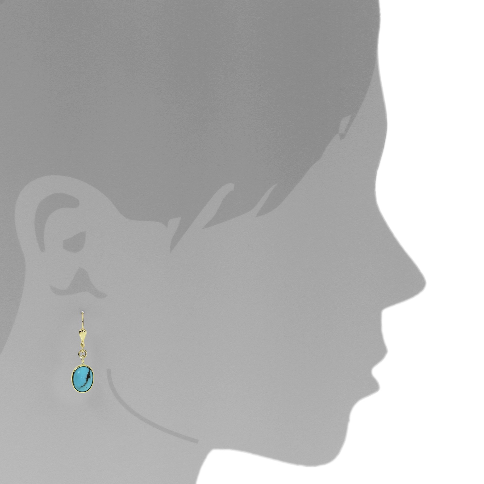 OSTSEE-SCHMUCK Paar Ohrhänger »Ostsee-Schmuck Ohrhänger Classic 10x8 mm«