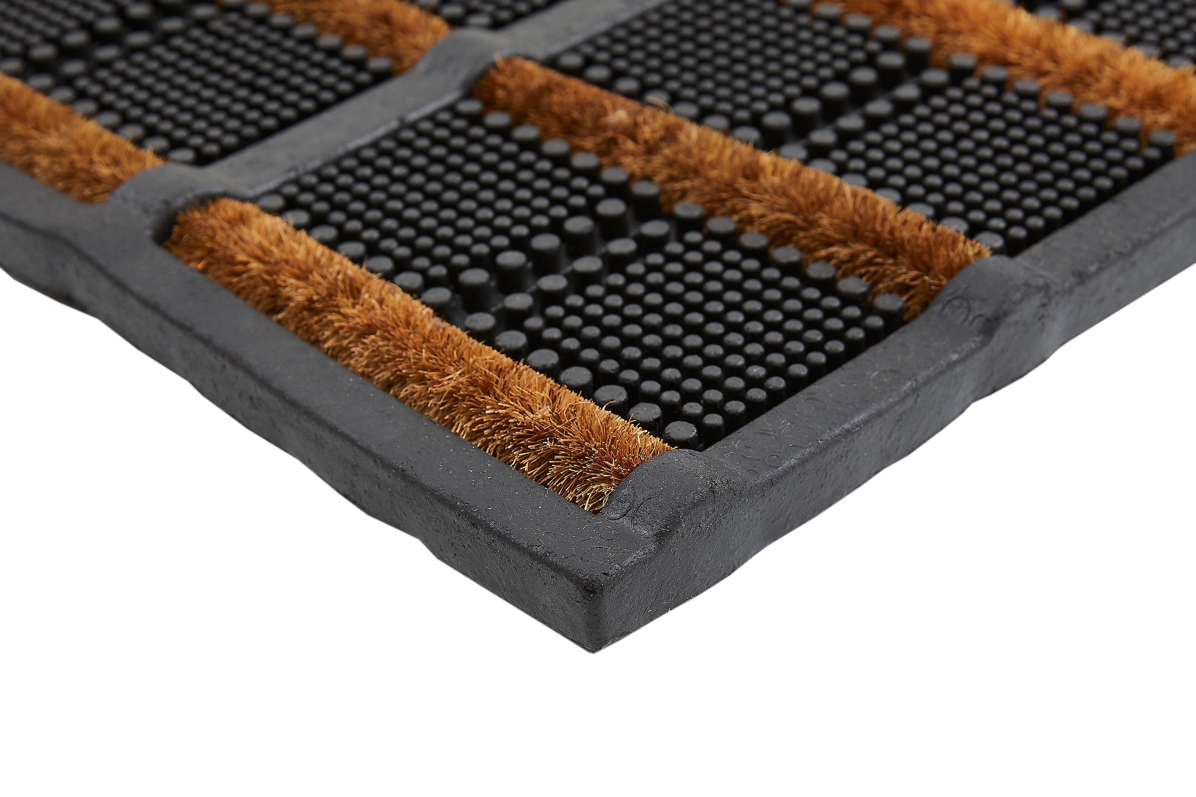 Andiamo Fußmatte »Robusta«, rechteckig, 30 mm Höhe, Schmutzfangmatte, mit Bürsten aus Kokos, In- und Outdoor geeignet