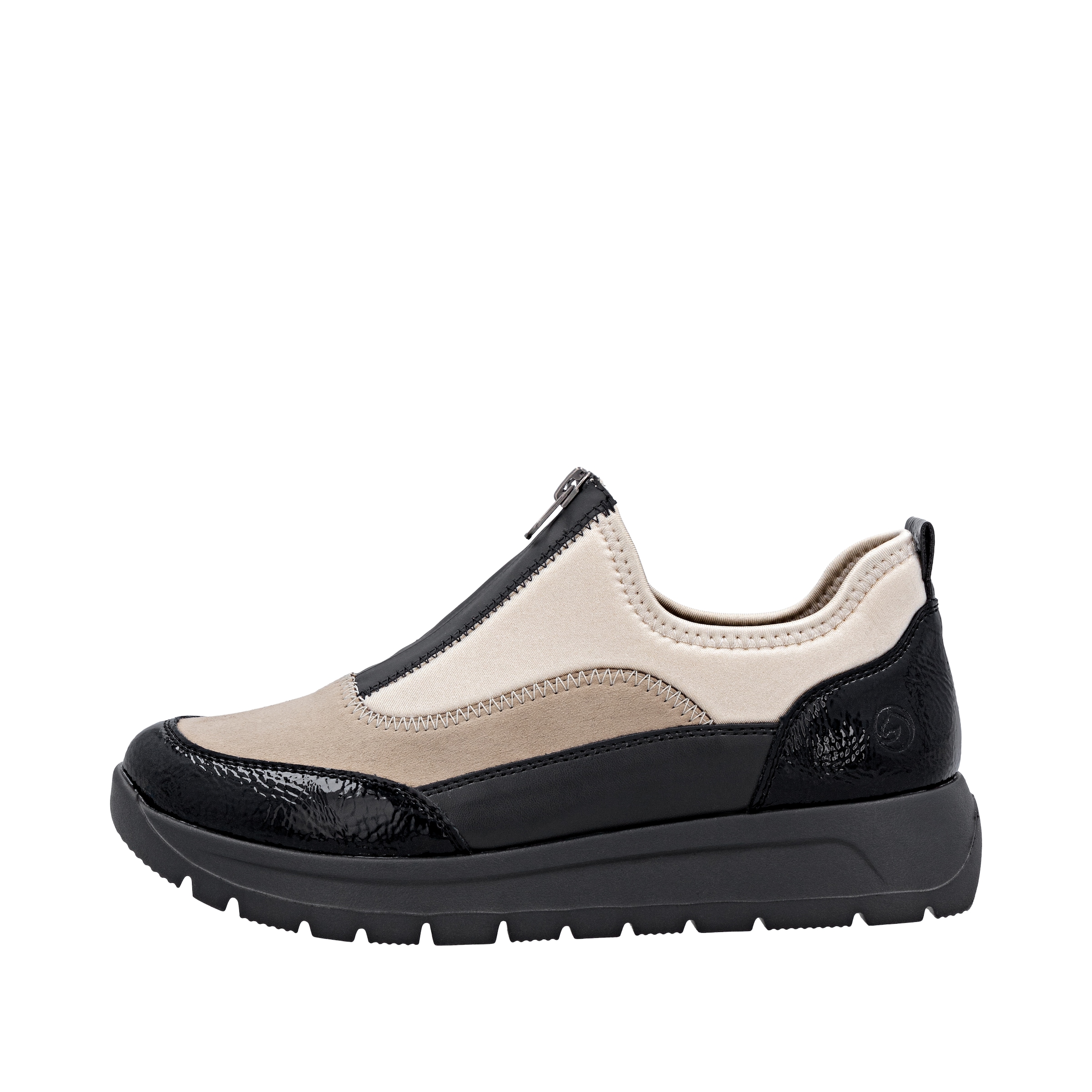 Remonte Plateausneaker  Halbschuh, Casual-Sneaker mit Lackdetails