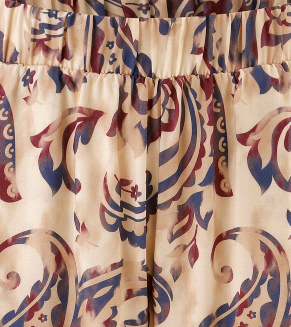 Aniston CASUAL Schlupfhose  mit trendigem Paisley-Druck und Bordüre am Saum
