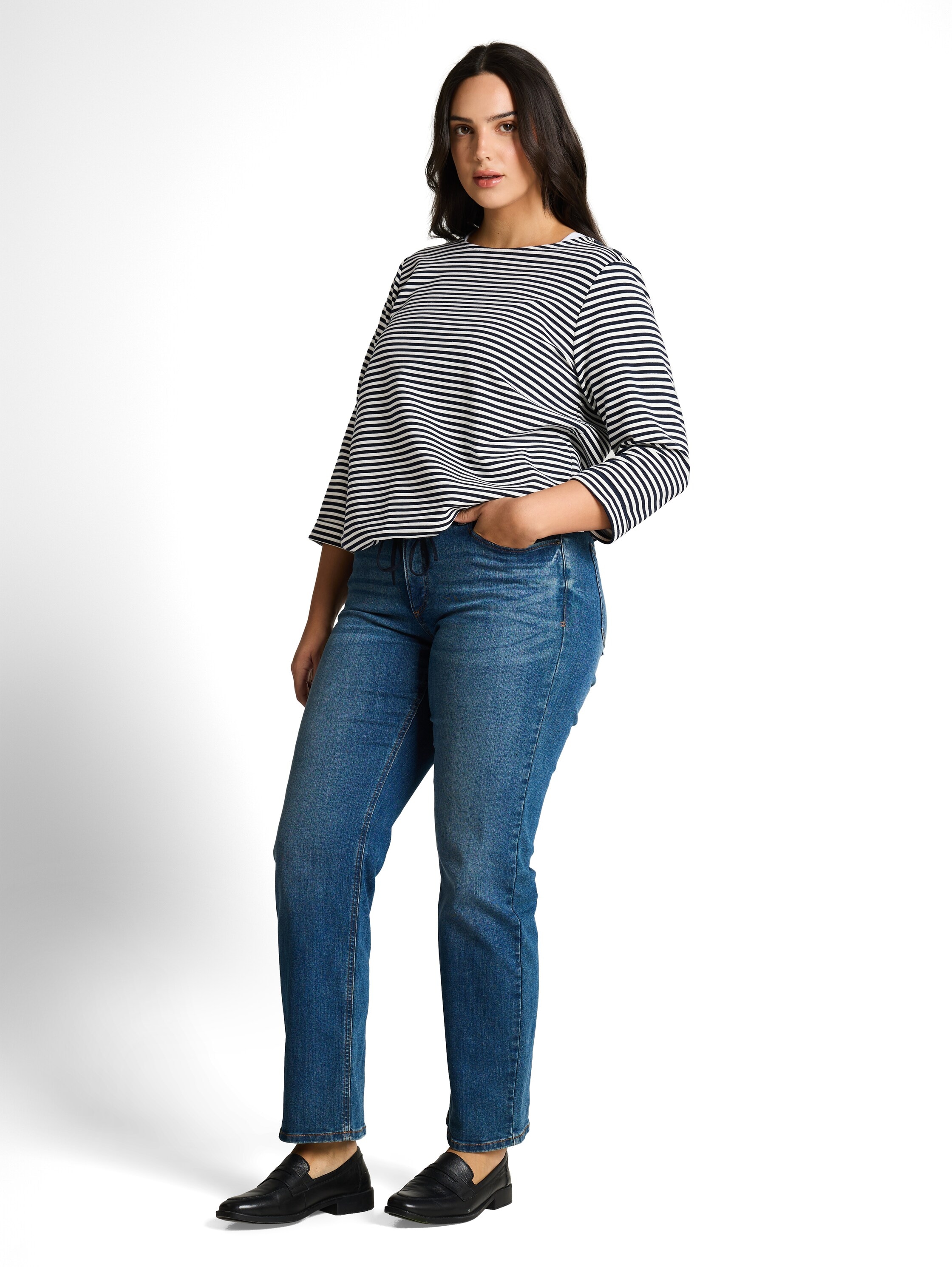 TOM TAILOR PLUS T-Shirt »TTP T-Shirt« mit Streifen Muster