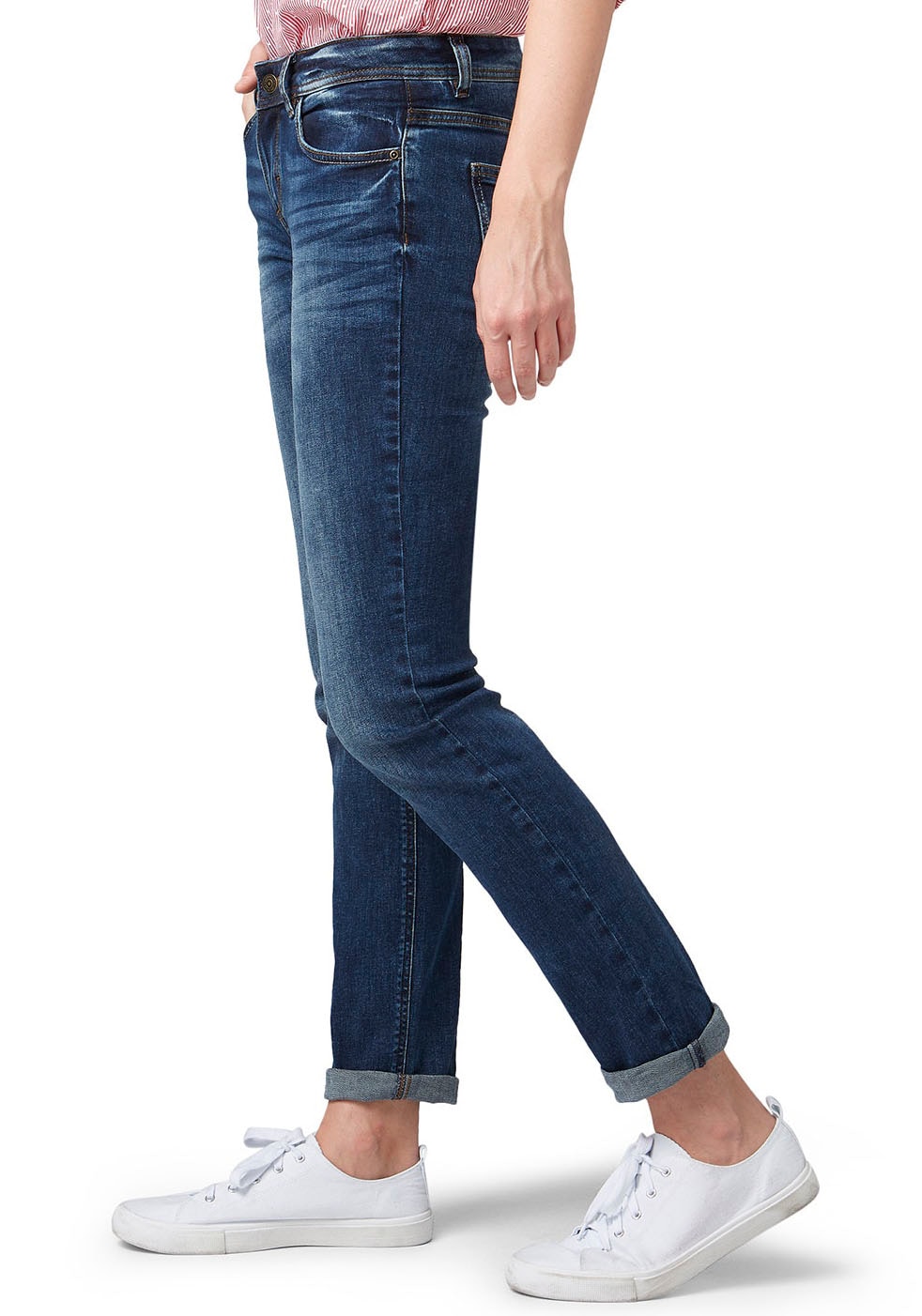 TOM TAILOR Straight-Jeans »Alexa Straight«, in gerader "Straight" 5-Pocket-Form