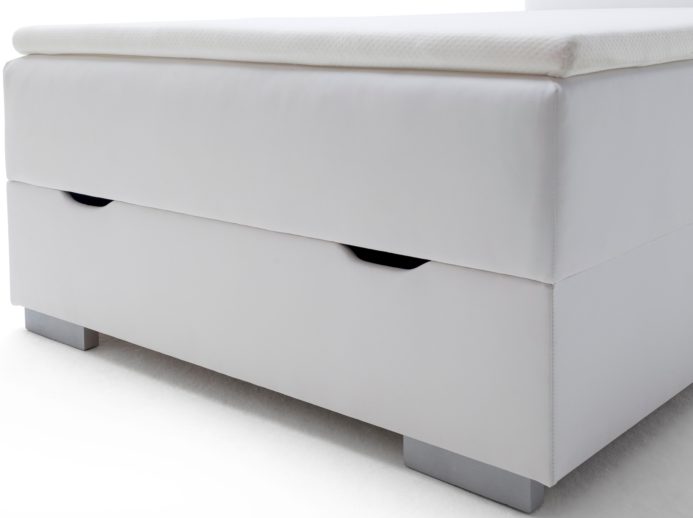 meise.möbel Boxspringbett »Las Vegas 2«, inkl. LED Beleuchtung im Kopfteil, mit Bettkasten und Topper