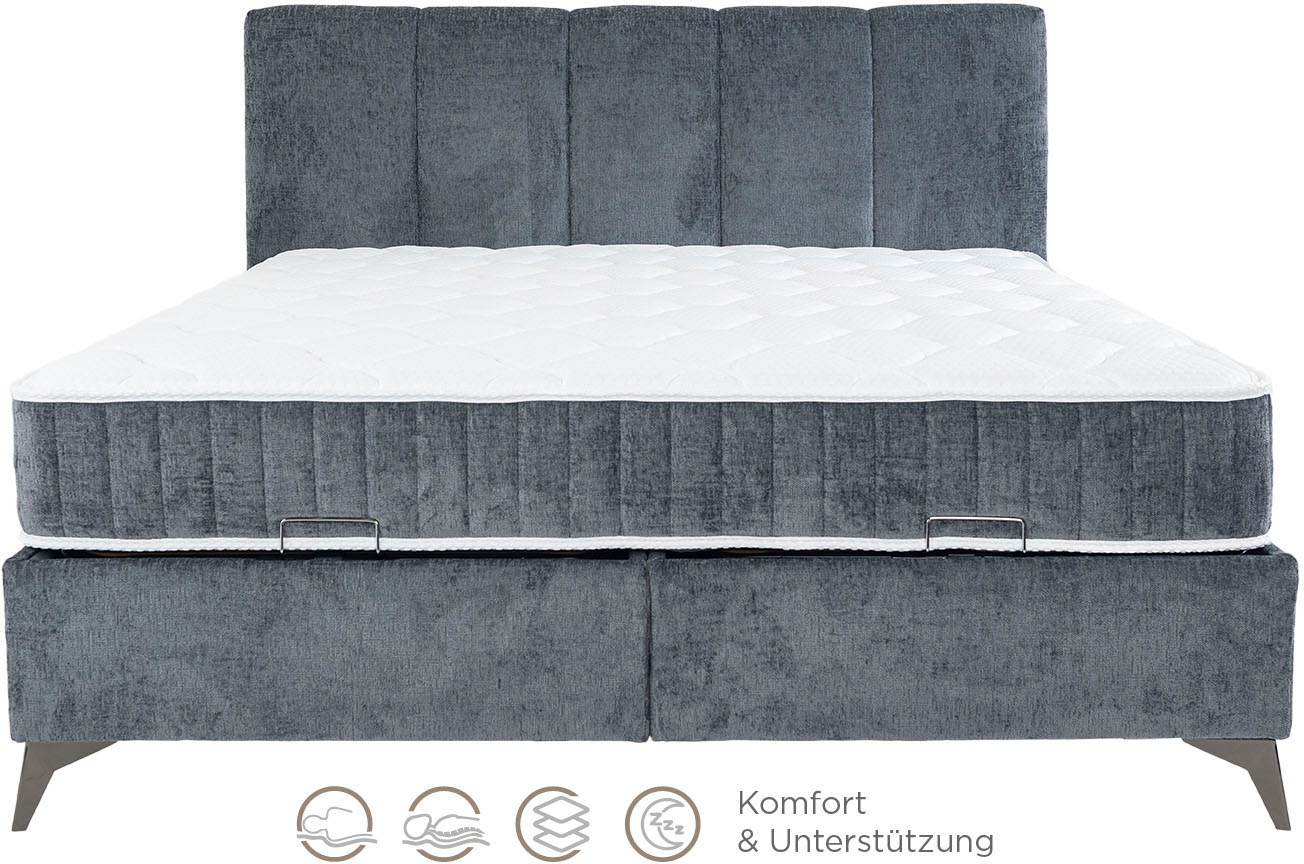 Home affaire Boxbett »Sorelle inkl. Bettkasten und Topper« erhältlich in den Breiten 160, 180 & 200 cm